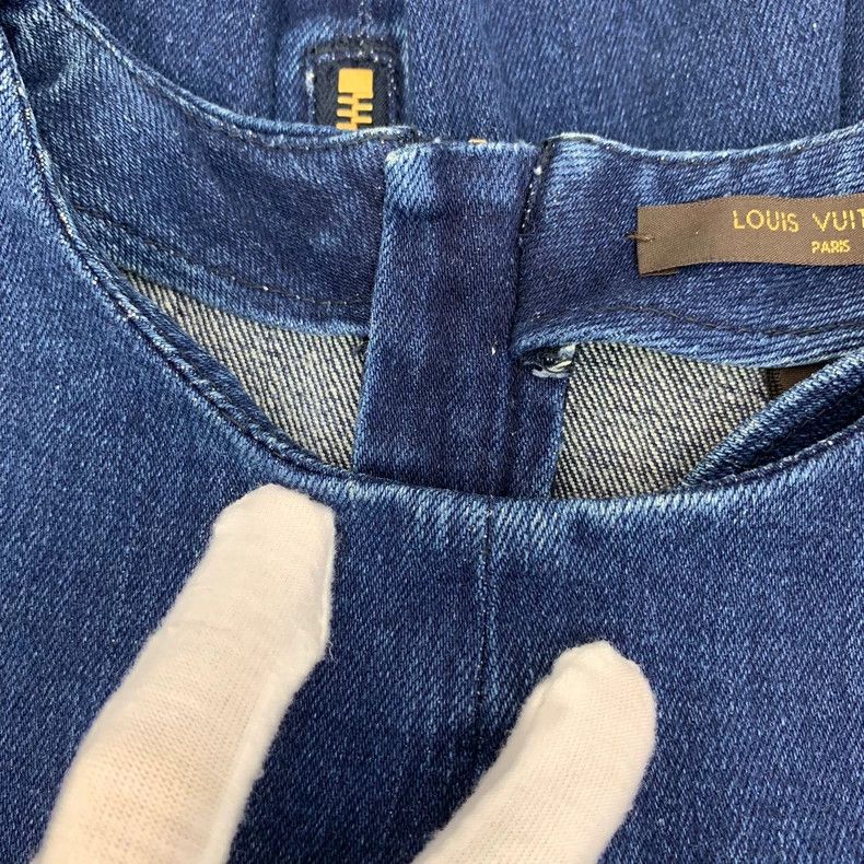 Louis Vuitton Louis Vuitton Sleeveless denim dress with a crewneck in da Size XS / US 0-2 / IT 36-38 - 9 Thumbnail