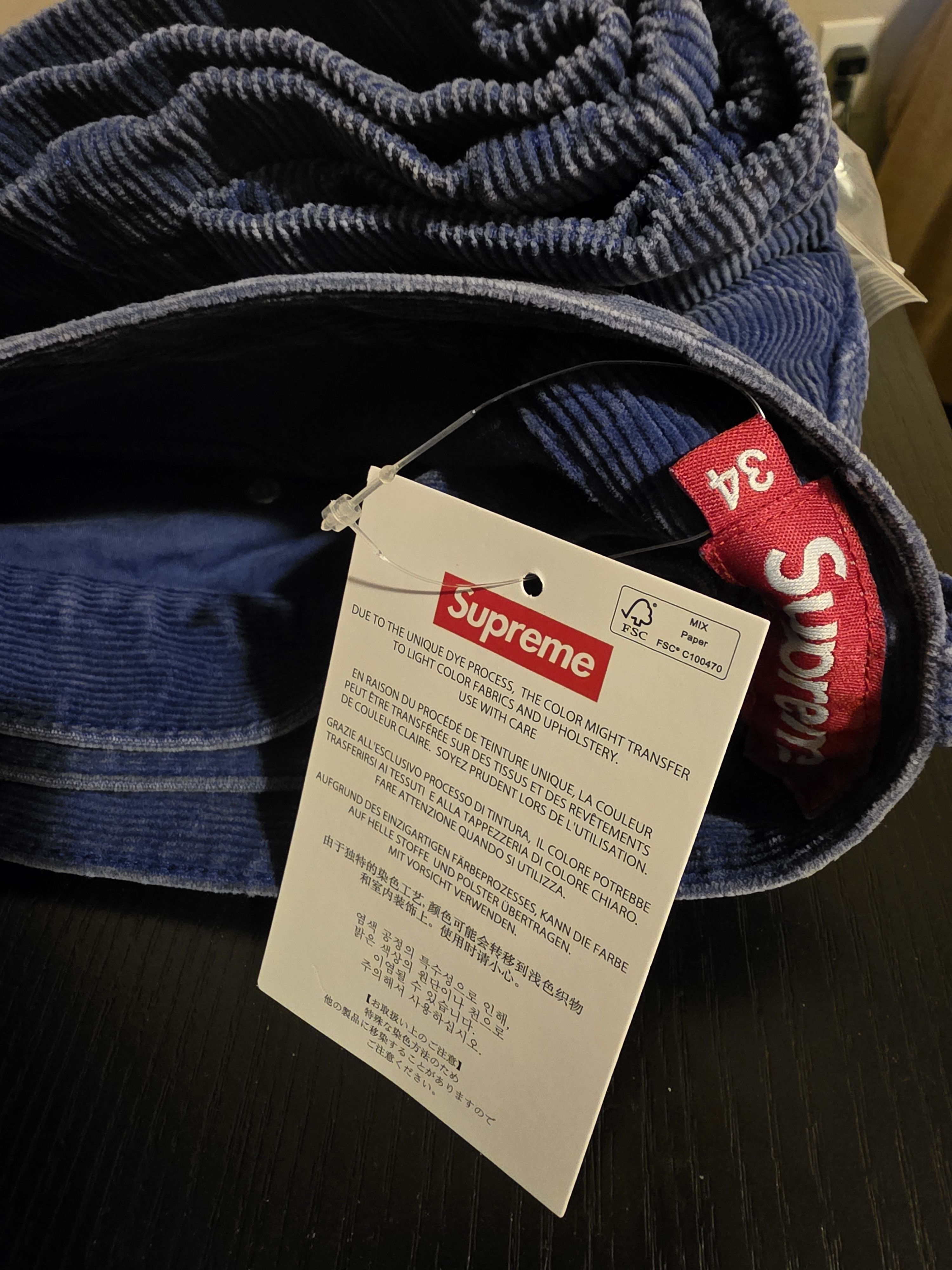 Supreme Supreme Washed Corduroy Double Knee Painter Short Size US 34 / EU 50 - 2 Thumbnail