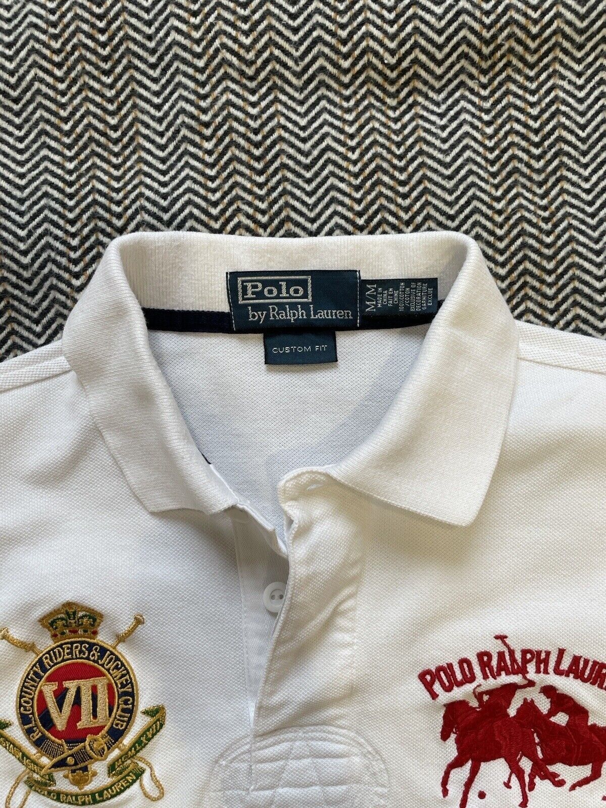 Polo Ralph Lauren POLO RALPH LAUREN NEW YORK MENS WHITE SHIRT CUSTOM FIT Size US M / EU 48-50 / 2 - 11 Thumbnail