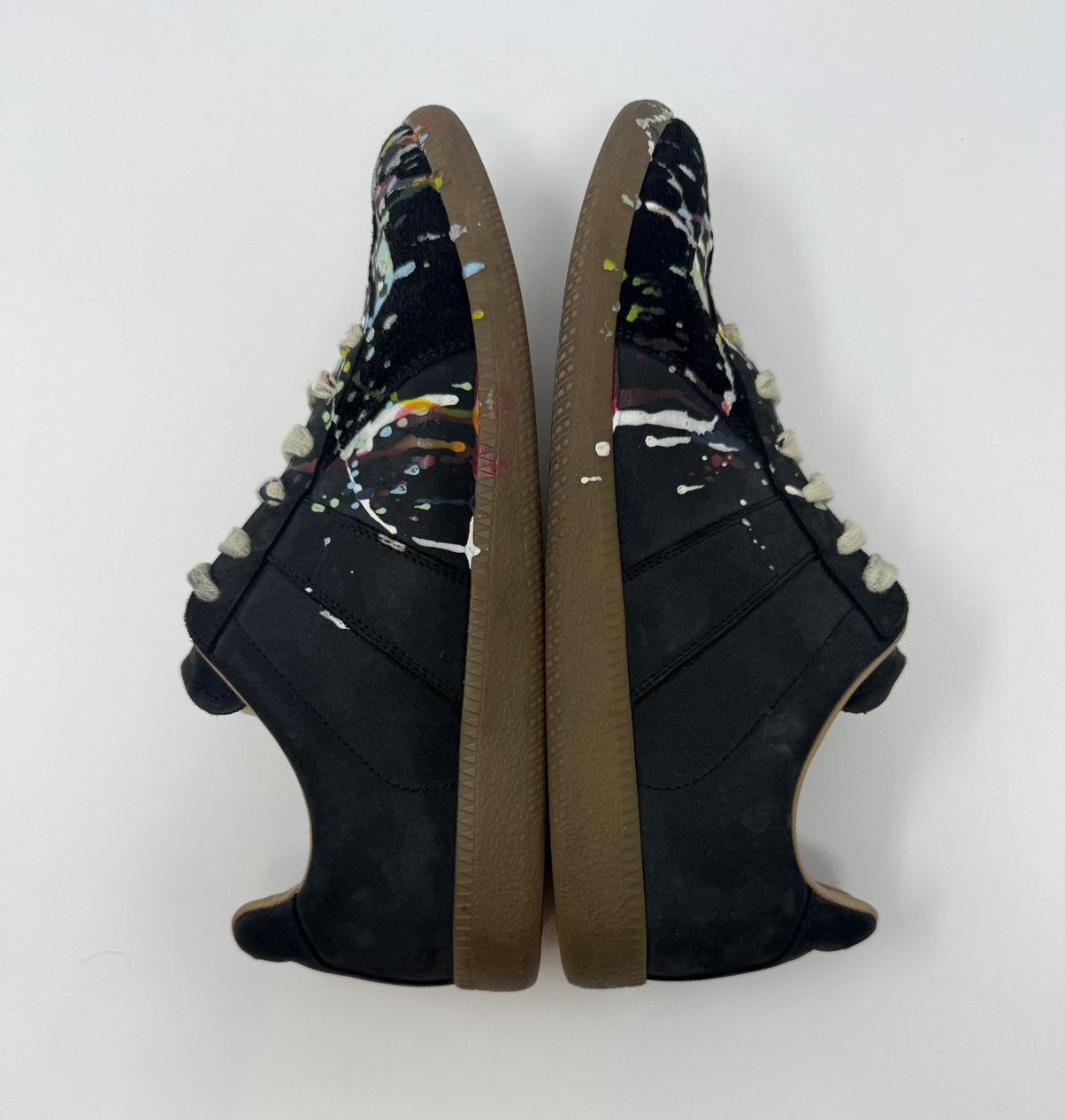 Maison Margiela Maison Margiela Paint Splatter Replica GAT Black Size US 8 / EU 41 - 3 Thumbnail