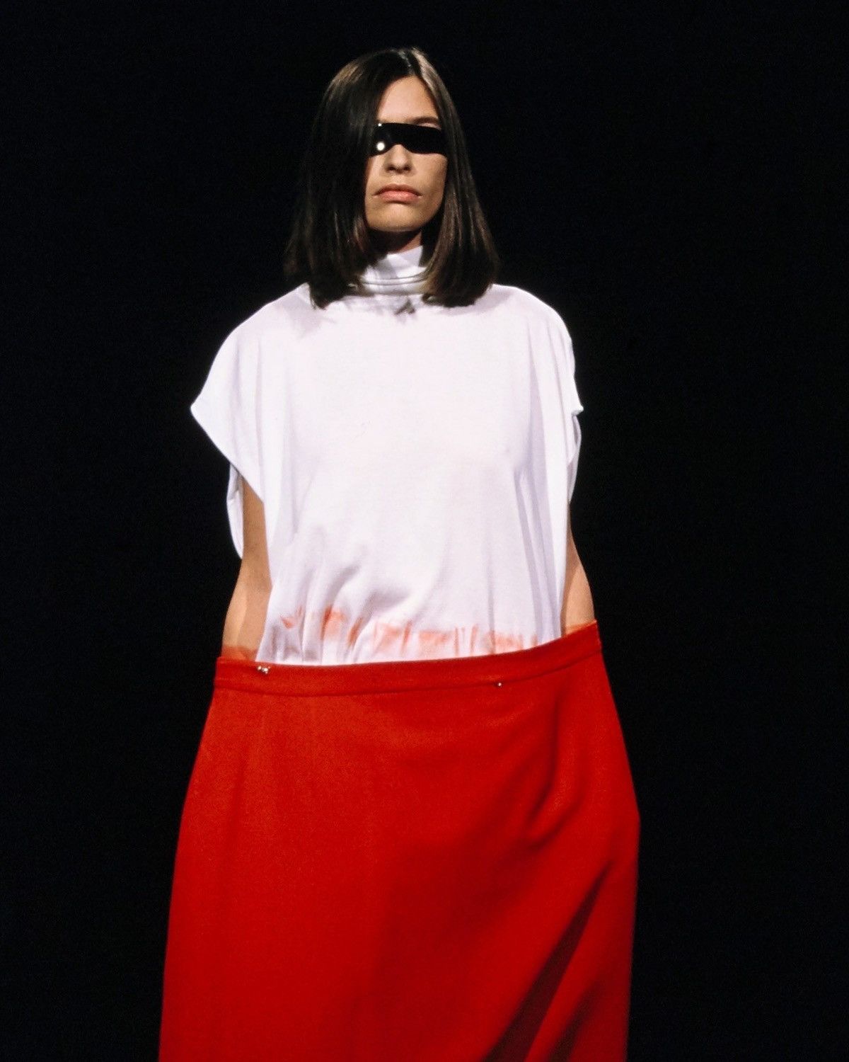 Maison Margiela S/S 2001 ARTISANAL RUNWAY OVERSIZED PANELED SKIRT Size 28" / US 6 / IT 42 - 11 Thumbnail