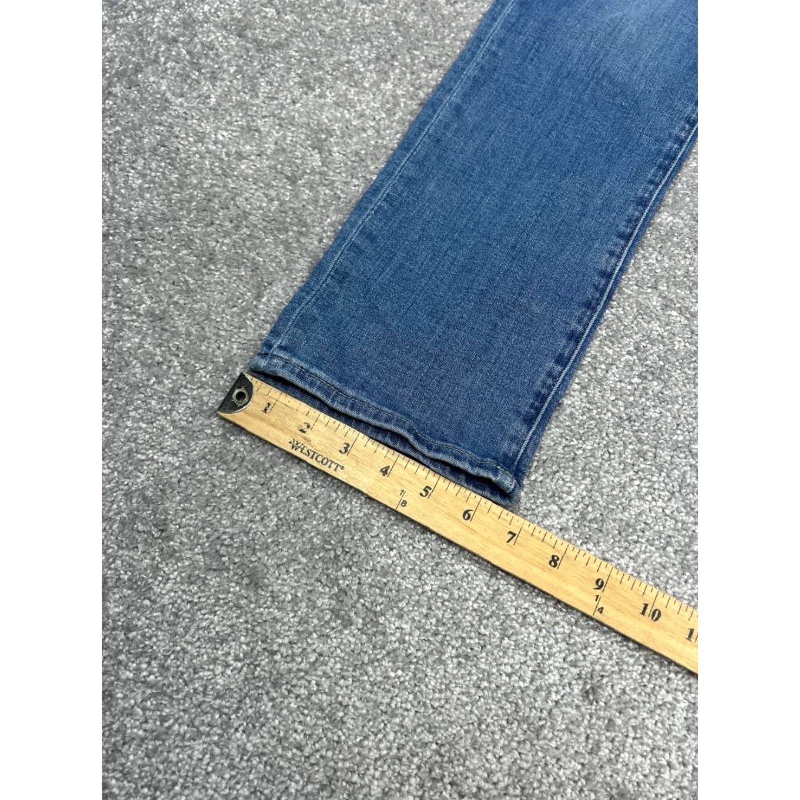 Gap Gap Jeans Womens 2 Blue Denim Cotton Stretch Mid Rise 24x28 Straight 5-Pocket City Preppy Accessories: Button Zipper Logo Size 26" / US 2 / IT 38 - 7 Thumbnail