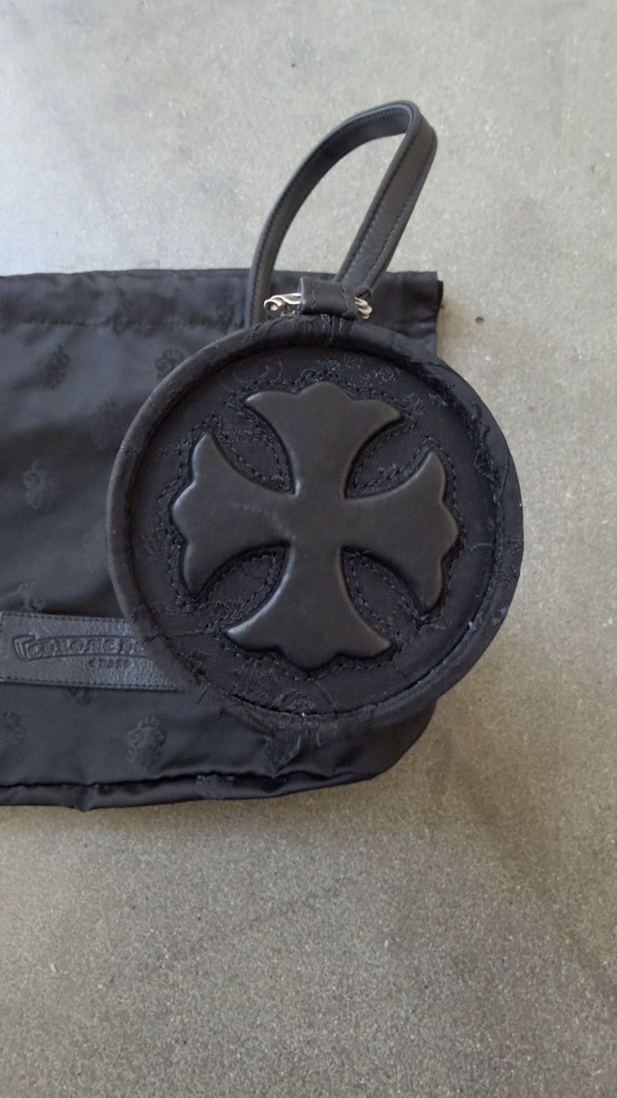 Chrome Hearts RARE! Chrome Hearts Nylon Tonal Monogram Cross bag Size ONE SIZE - 4 Thumbnail