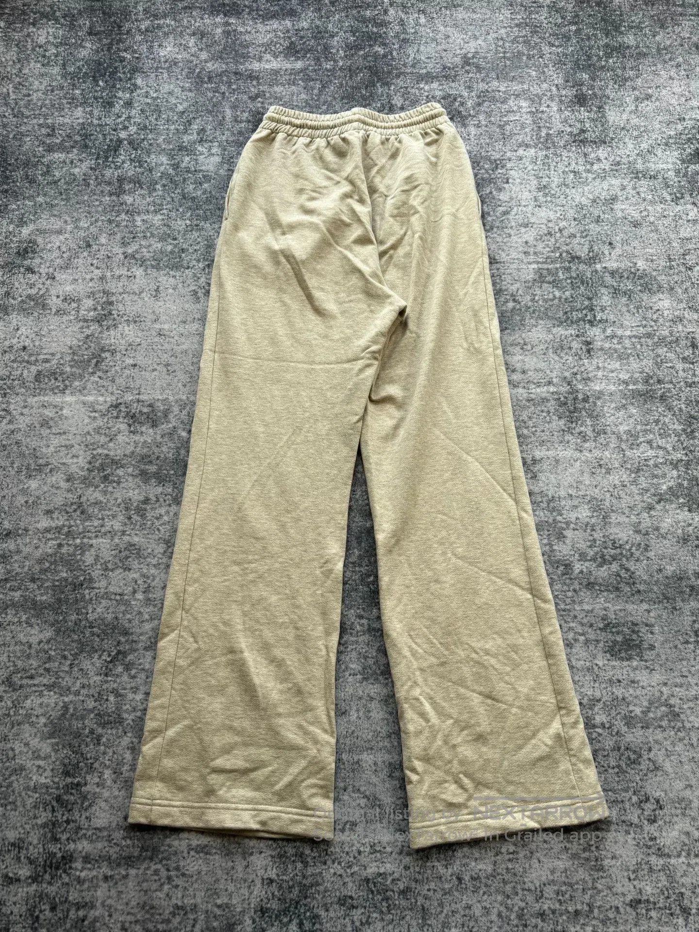 Celine Celine Oatmeal Triomphe Logo Sweatpants. Size 35" - 2 Thumbnail