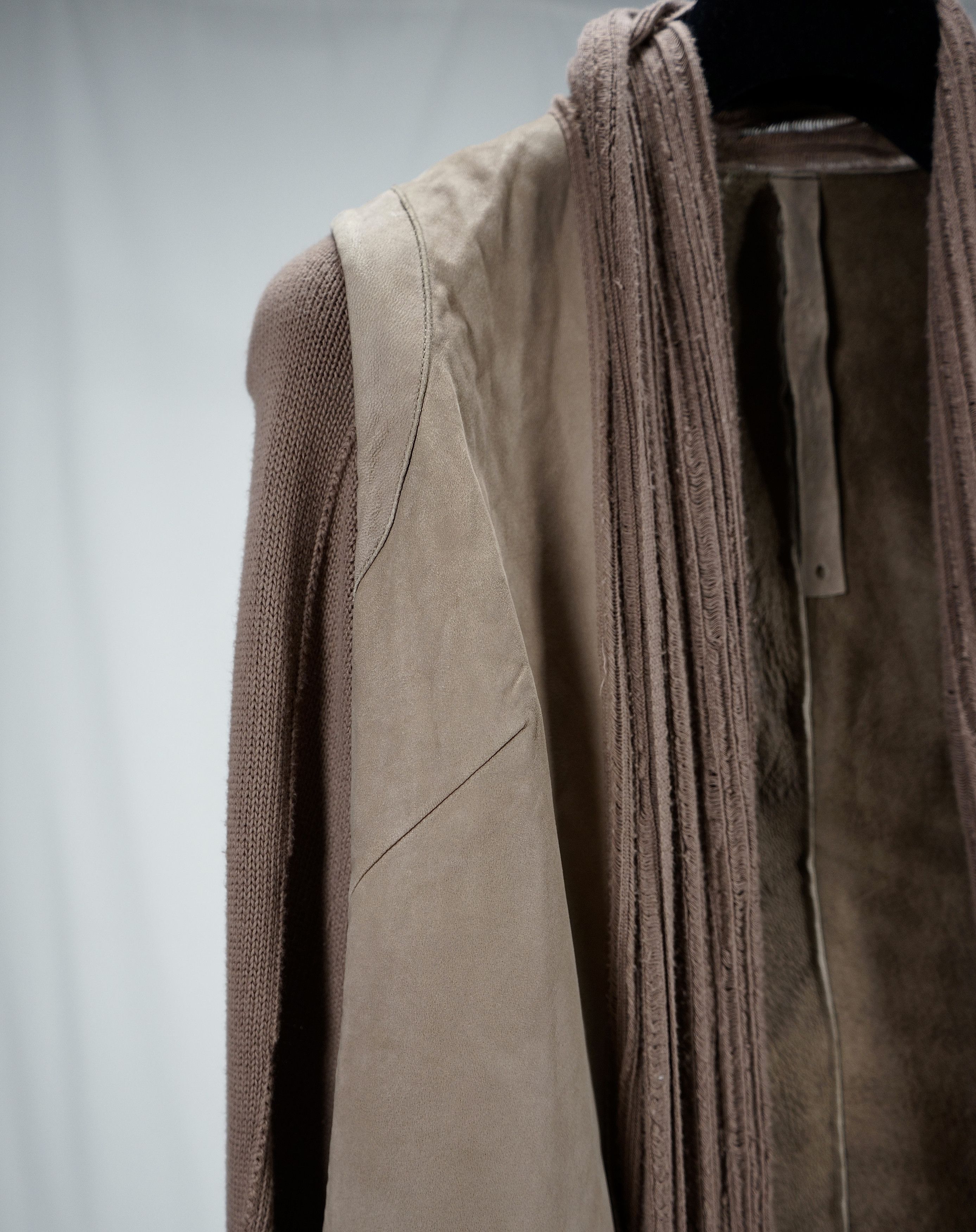 Isaac Sellam Experience S/S 2011 draped suede knit blazer Size US S / EU 44-46 / 1 - 13 Thumbnail