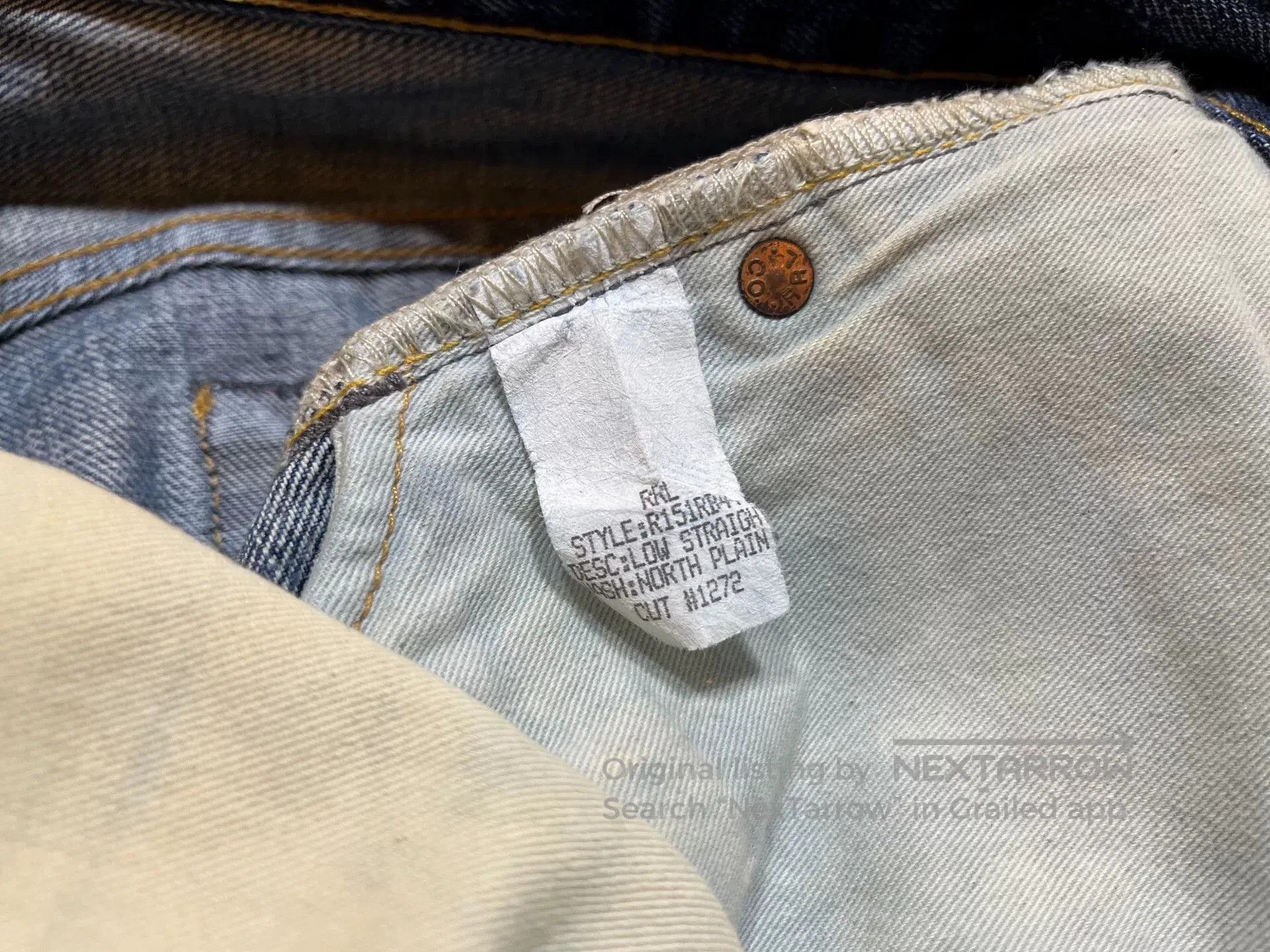RRL Ralph Lauren classic rrl denim jeans by ralph lauren. Size US 31 - 4 Thumbnail