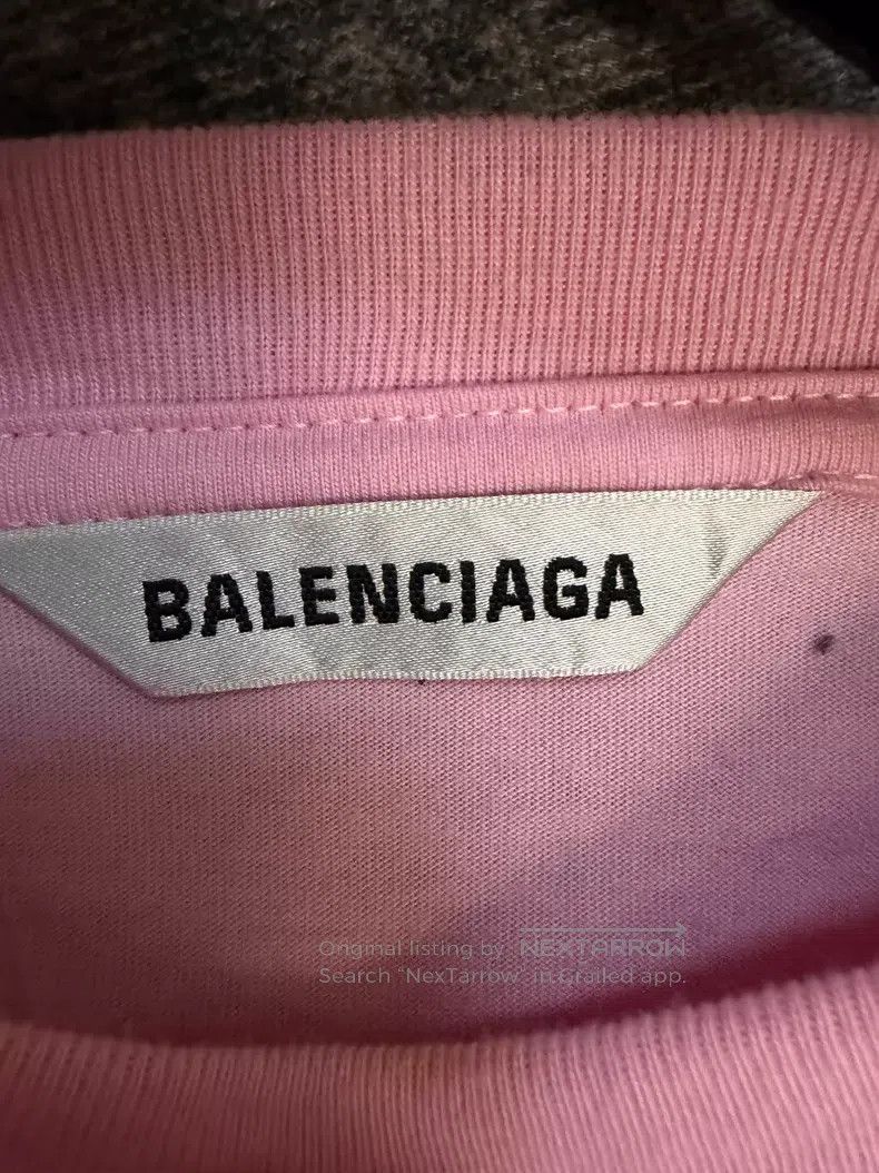 Balenciaga Balenciaga Logo Multilingual Printed Short Sleeve Regular Size S / US 4 / IT 40 - 3 Thumbnail