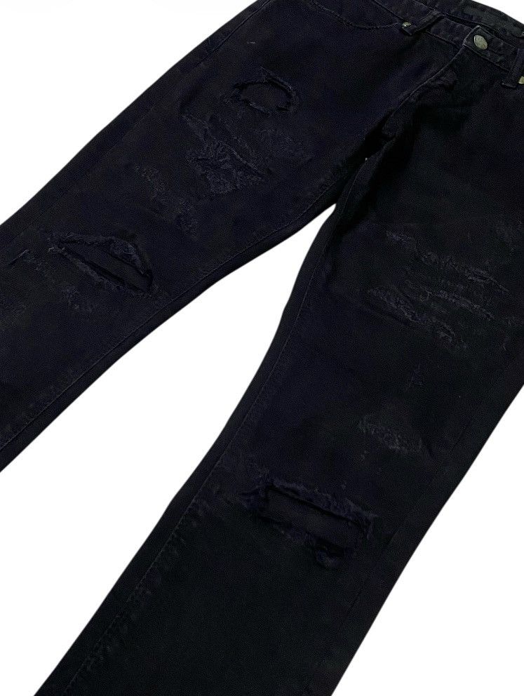 GOSTAR DE FUGA Fuga Skinny Distressed Ankle Zipper Stretchable Jeans Size 29" - 9 Thumbnail