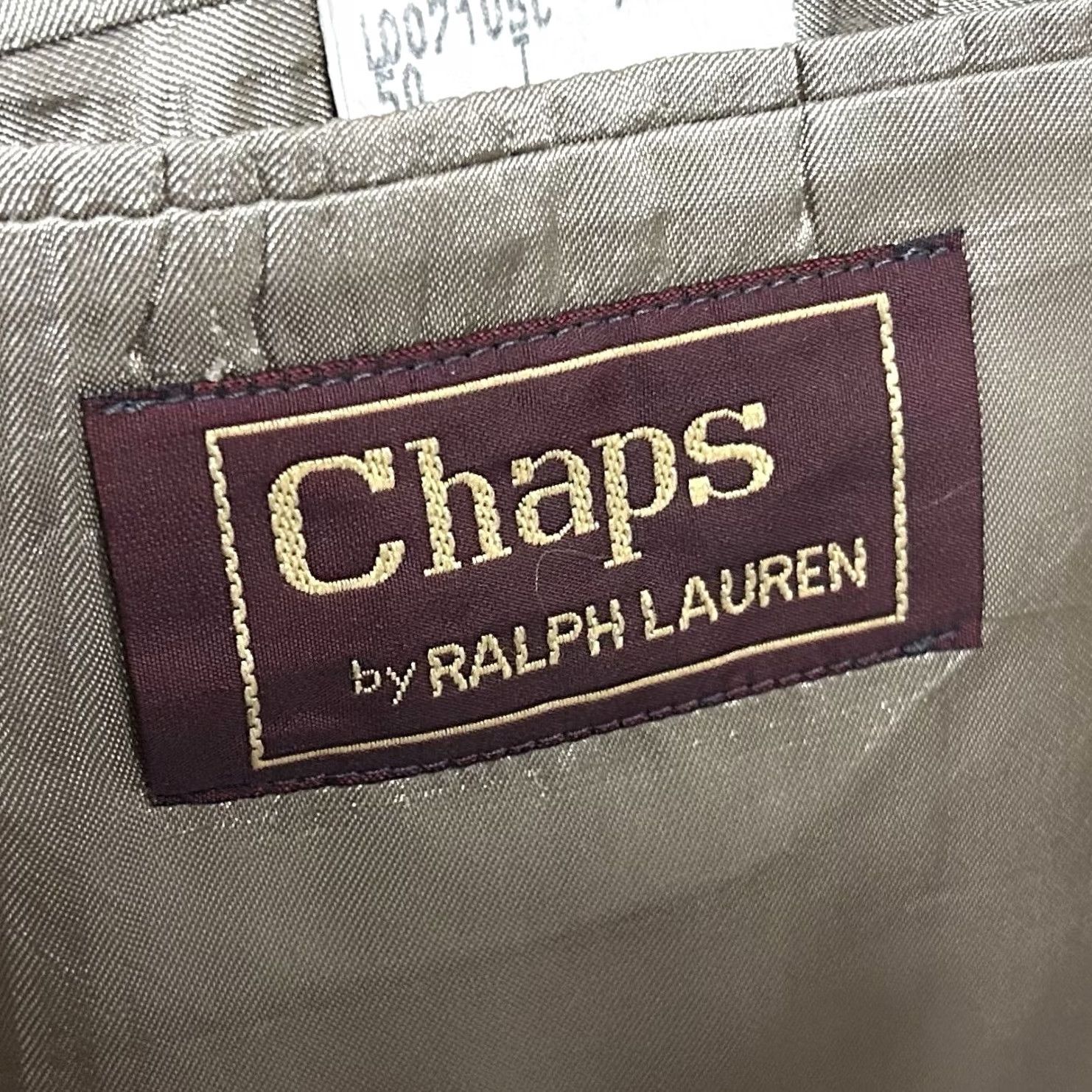 Chaps Chaps Ralph Lauren Sport Coat 50L Wool Beige Plaid Two-Button Lined Vented Men Jacket Coat Size US XS / EU 42 / 0 - 3 Thumbnail