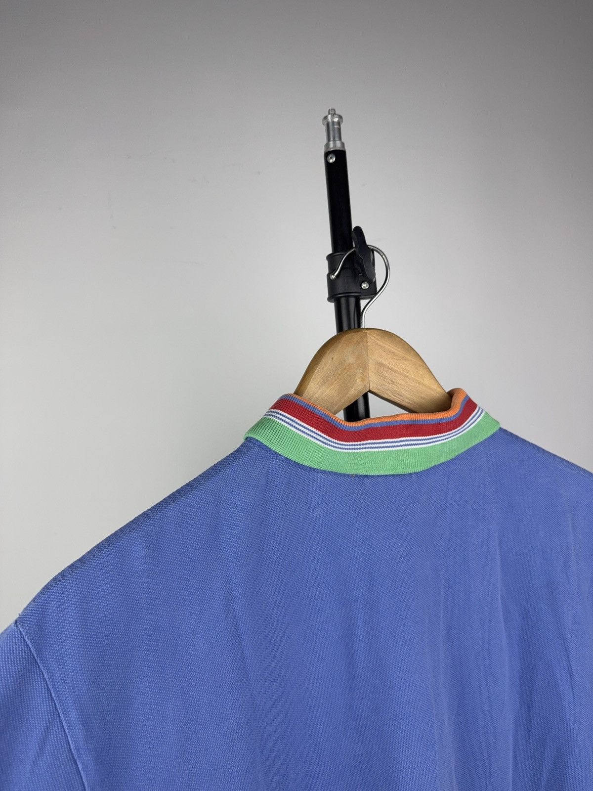 Polo Ralph Lauren Retro Ralph Lauren Multi Stripe Collar Polo Shirt Blue XL Size US XL / EU 56 / 4 - 10 Thumbnail