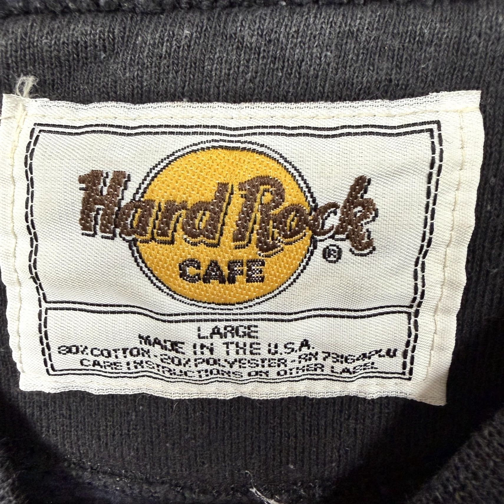 Hard Rock Cafe VINTAGE Hard Rock Cafe Sweatshirt Mens L Black New York Save The Planet 90s Size US L / EU 52-54 / 3 - 5 Thumbnail