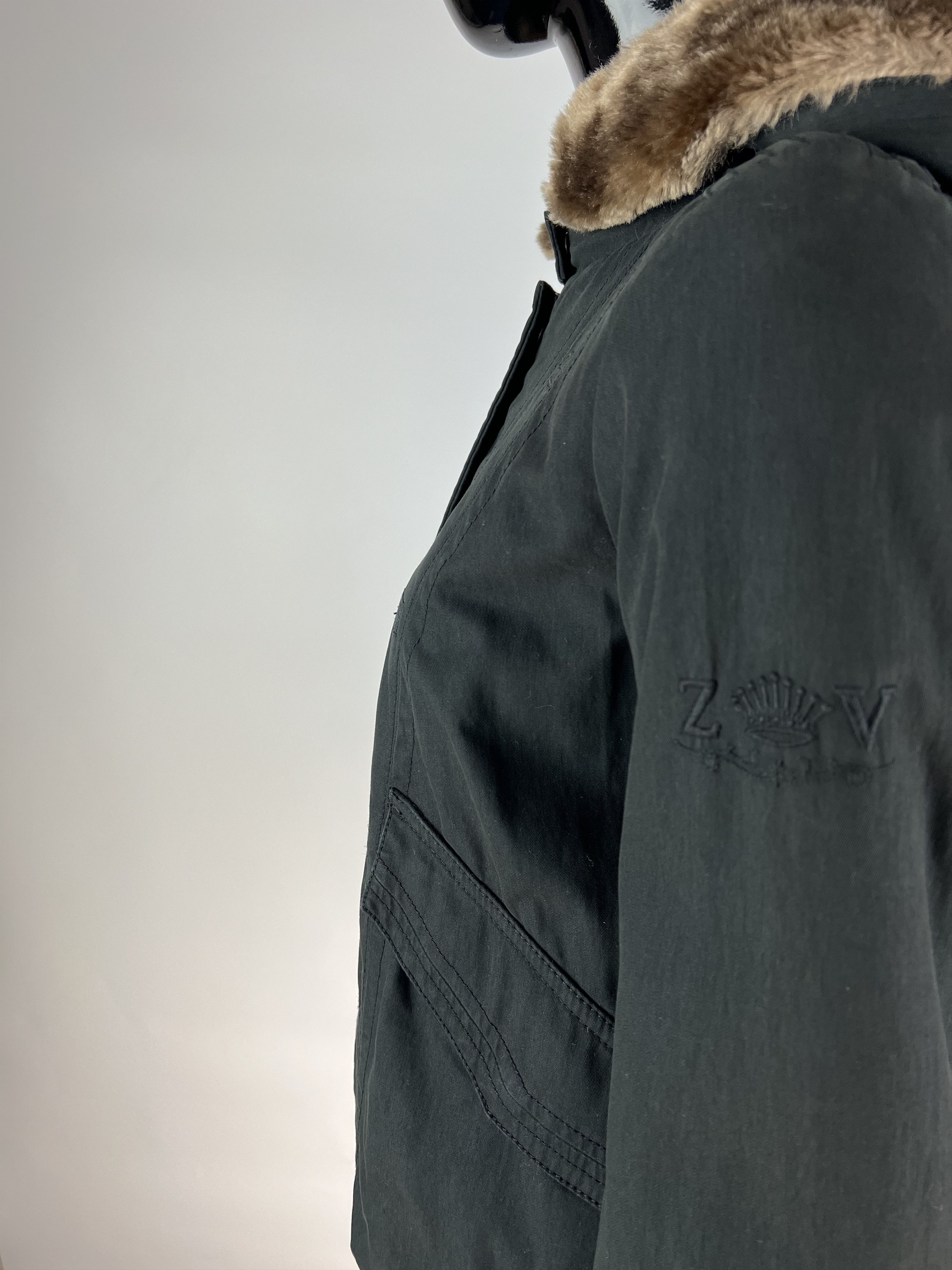 Zadig & Voltaire Zadig & Voltaire Women's Black Jacket Size S Lined Faux Fir Size S / US 4 / IT 40 - 5 Thumbnail