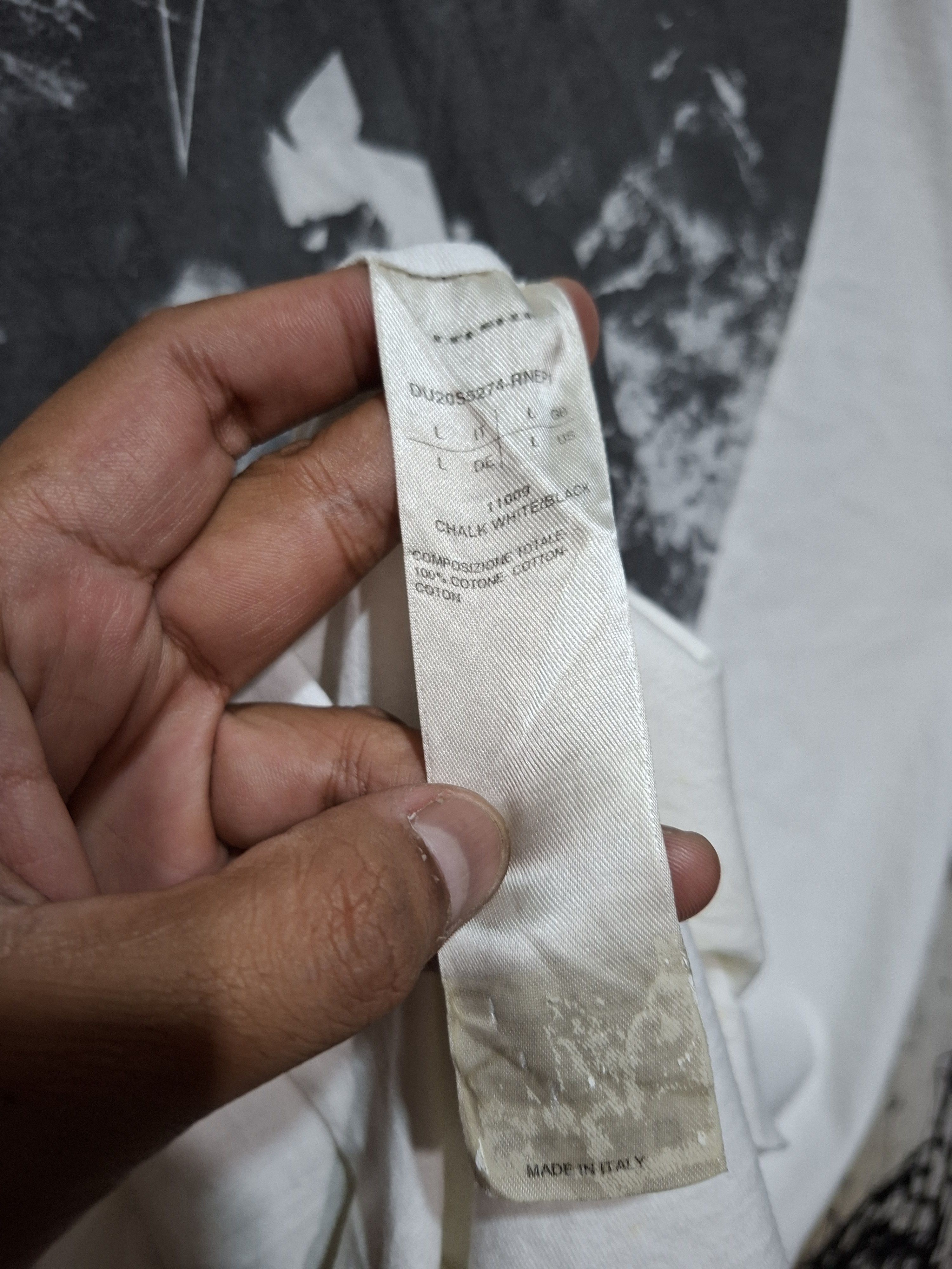 Rick Owens Drkshdw RICK OWENS DRKSHDW SS 2020 WAGNER NO.4 "TECUATL" T-SHIRT Size US L / EU 52-54 / 3 - 7 Thumbnail