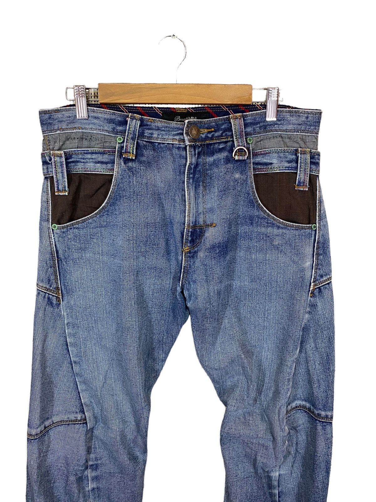 Japanese Brand × Seditionaries Breathmint double waist flared denim very rare Size US 34 / EU 50 - 7 Thumbnail