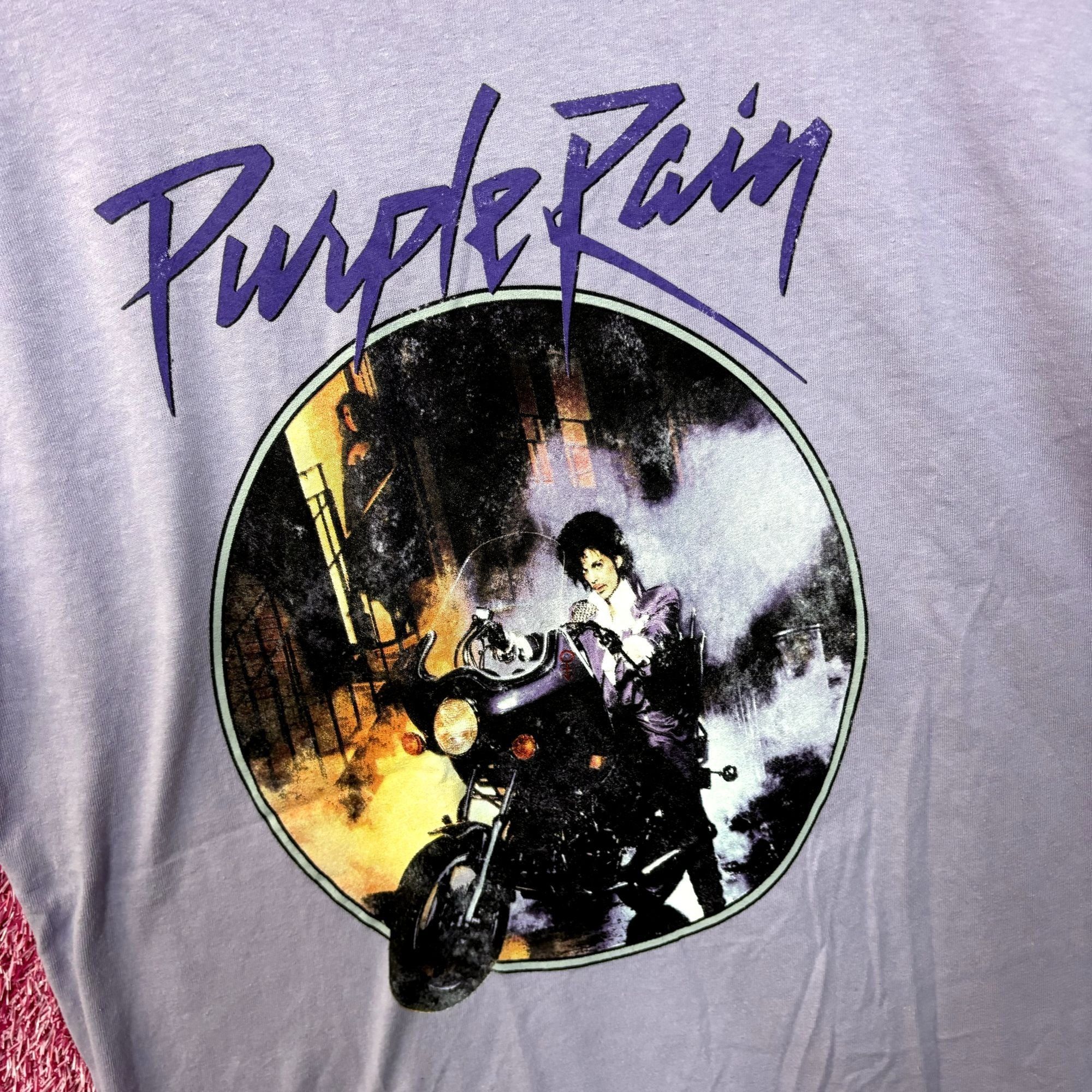 Prince Prince and the Revolution Purple Rain Funk Rock Movie Tee L Size US L / EU 52-54 / 3 - 4 Thumbnail