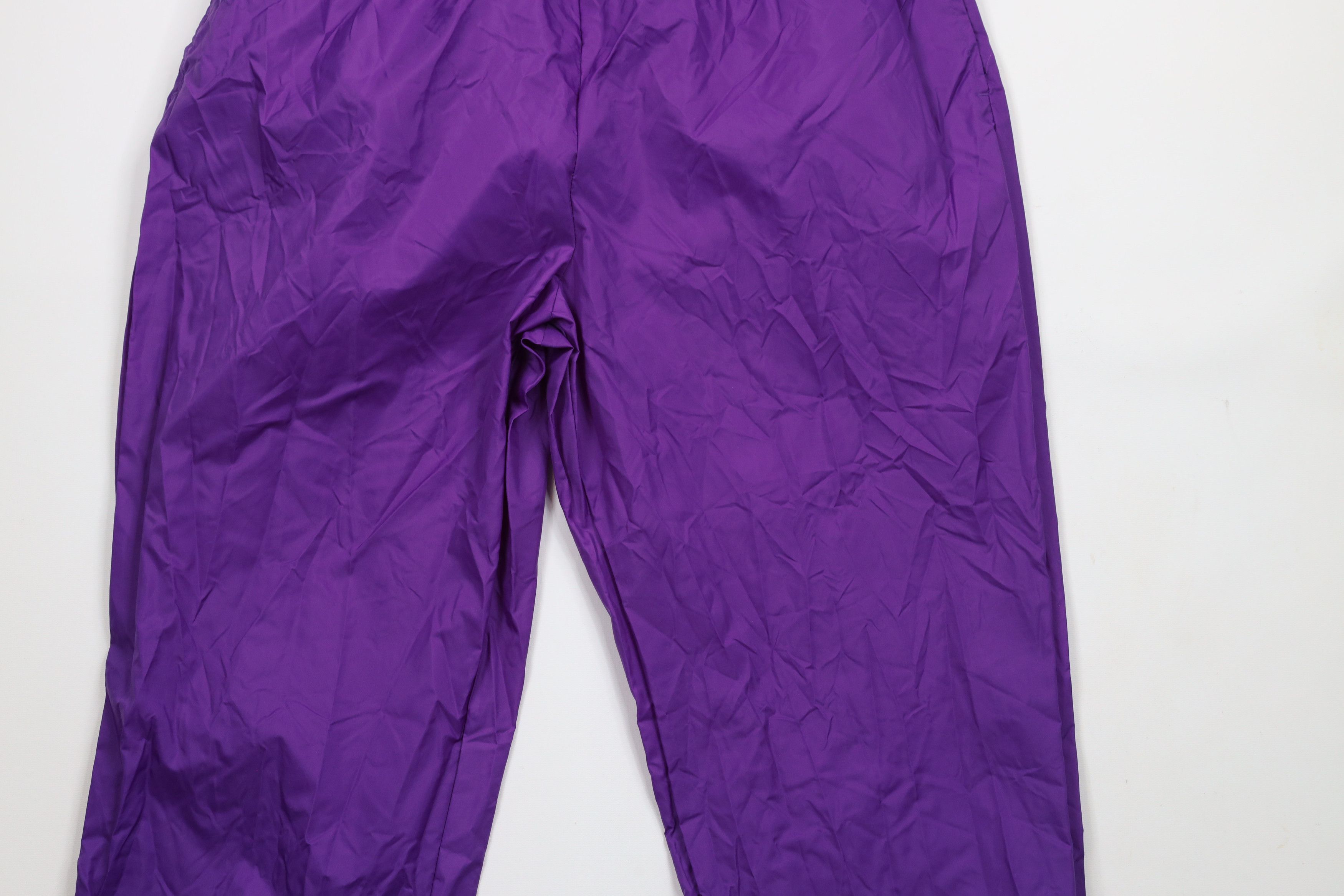 Columbia × Vintage Vintage 90s Columbia Waterproof Rain Joggers Pants Purple Size 30" / US 8 / IT 44 - 3 Thumbnail