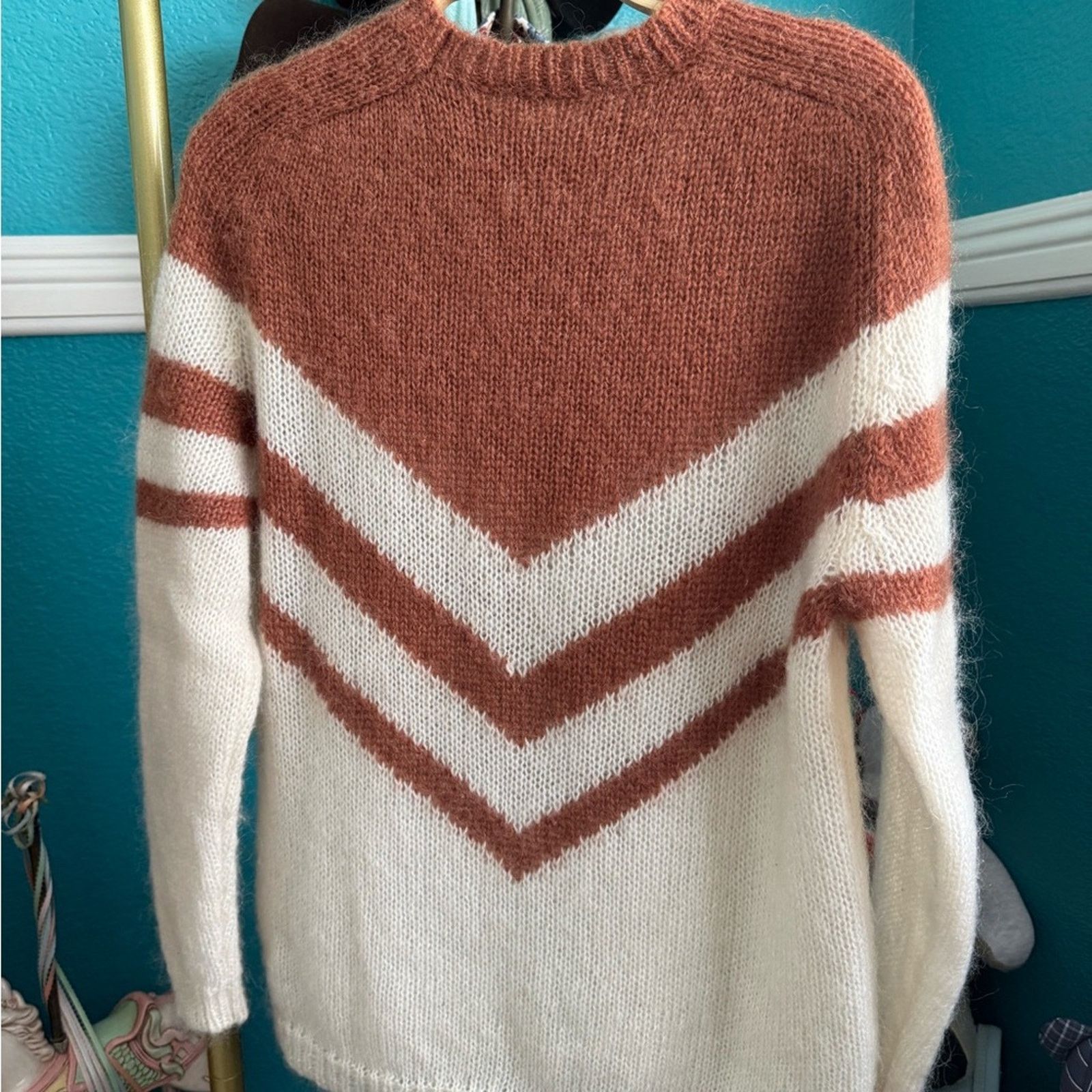 Sezane Sezane Chevron Sweater Size M / US 6-8 / IT 42-44 - 5 Thumbnail