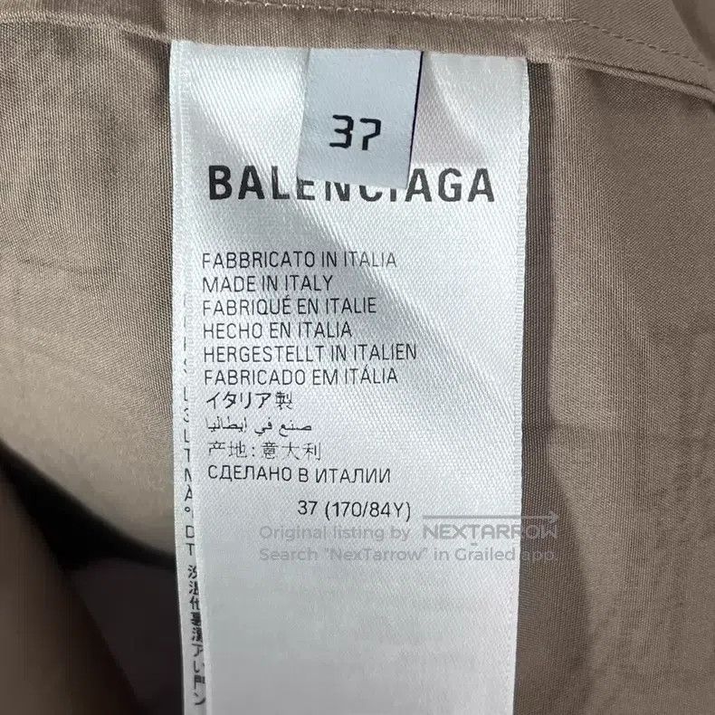 Balenciaga Balenciaga size 37 Pattern all-over printed collar stand s Size US XS / EU 42 / 0 - 4 Thumbnail