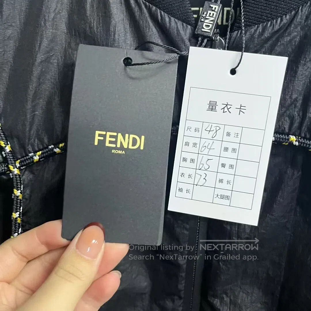 Fendi black detachable sleeve jacket from fendi. Size US M / EU 48-50 / 2 - 4 Thumbnail