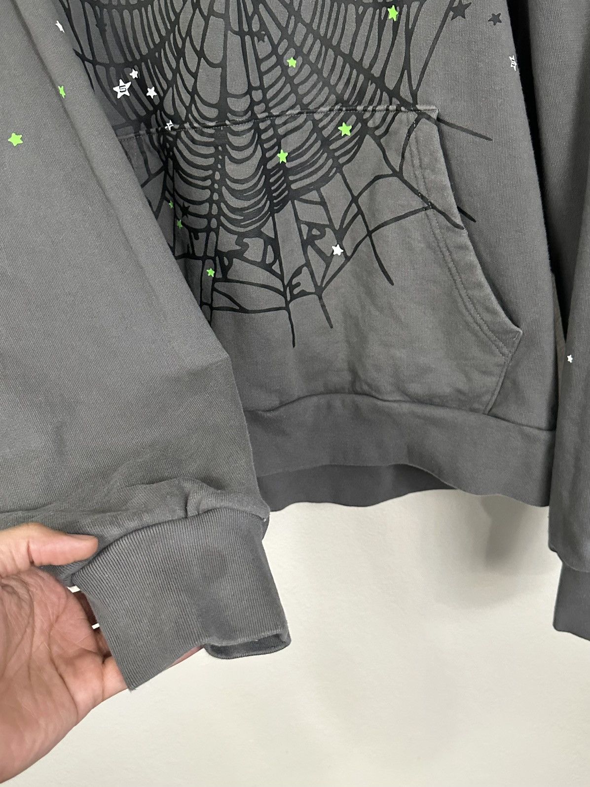 Sp5der Sp5der Punk V2 Hoodie Slate Size XXL Size US XXL / EU 58 / 5 - 3 Thumbnail