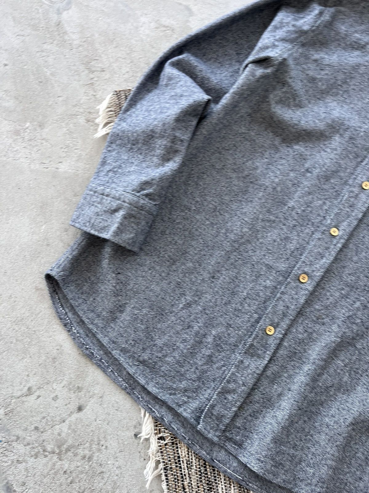 Carhartt Vintage Jam Industries Grey Denim Shirt Overshirt Avantgarde Size US XL / EU 56 / 4 - 7 Thumbnail