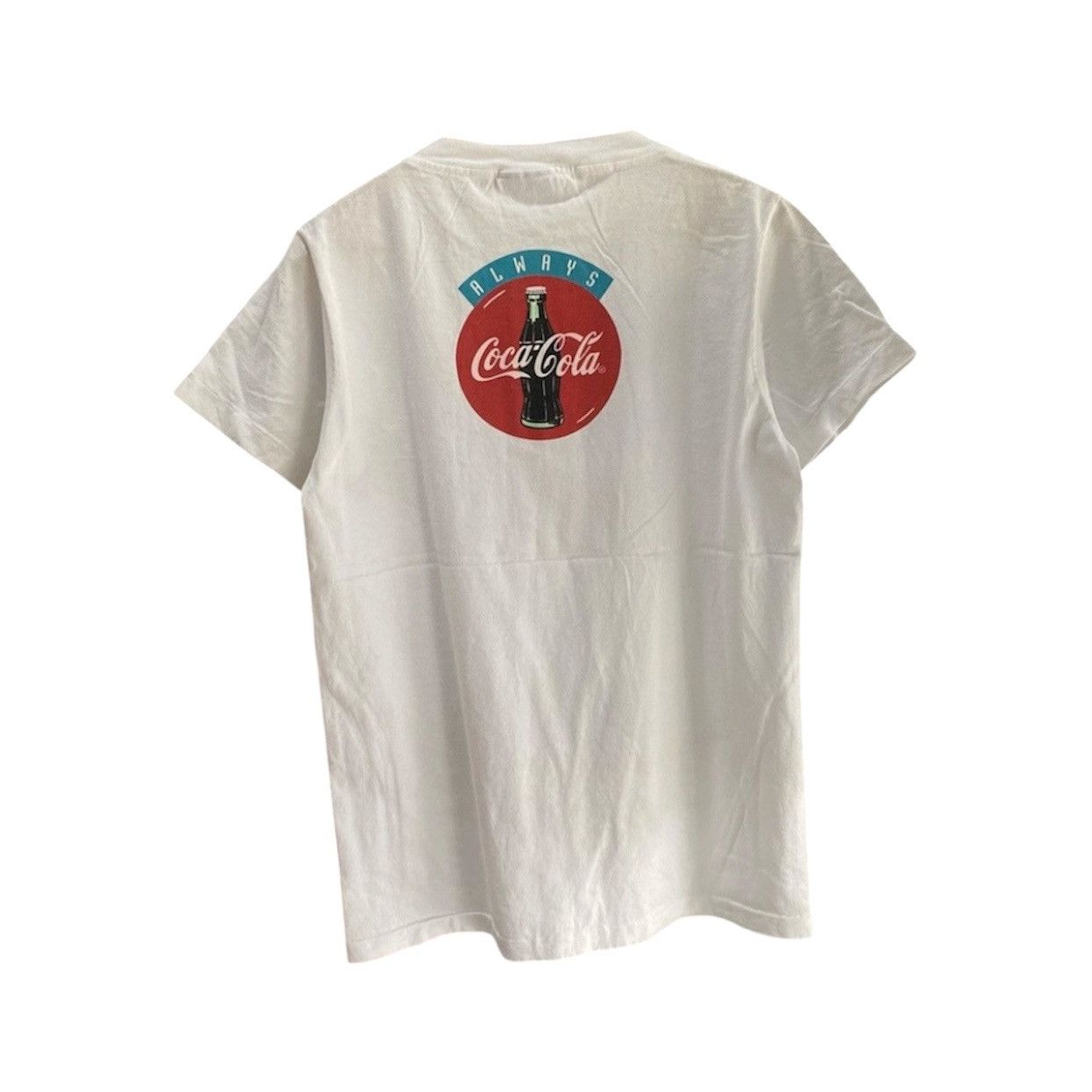 Coca Cola Vintage 1994 Coca-Cola "Always Jammin" Graphic T-Shirt White Size US M / EU 48-50 / 2 - 2 Thumbnail
