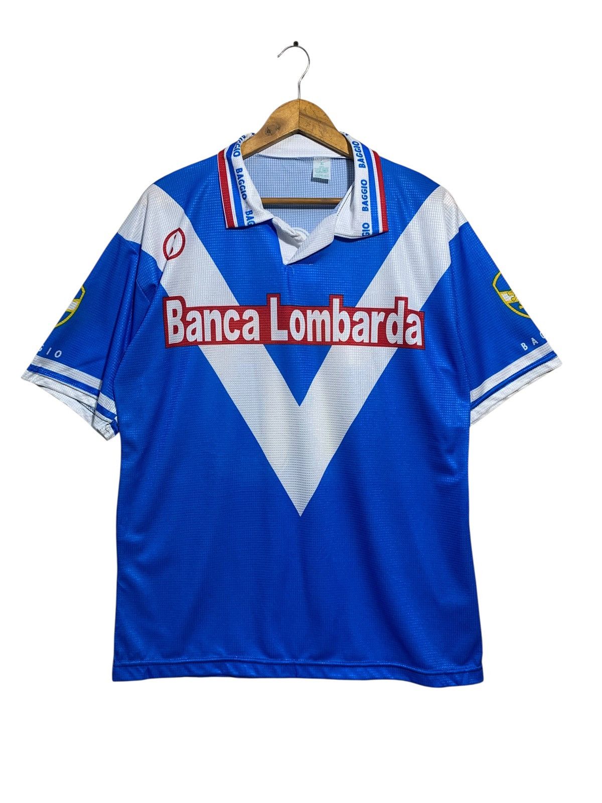Vintage 🔥VTG RETRO FOOTBALL JERSEY NNS BAGGIO MADE IN ITALY Size US XL / EU 56 / 4 - 1 Thumbnail