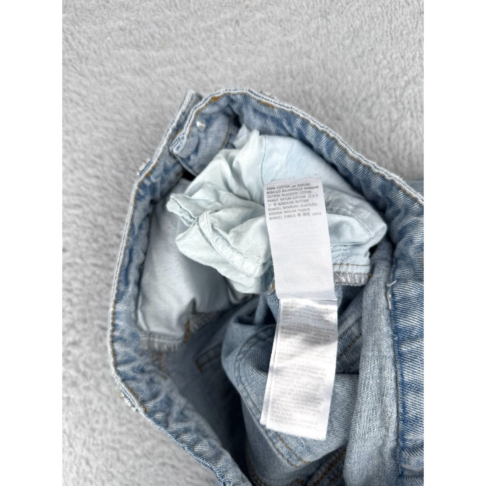 Vintage Vintage Edikted Women’s Wide Leg Jeans 26 Blue Denim High Rise Cotton Blend, 29 Inch Inseam Size 26" / US 2 / IT 38 - 7 Thumbnail