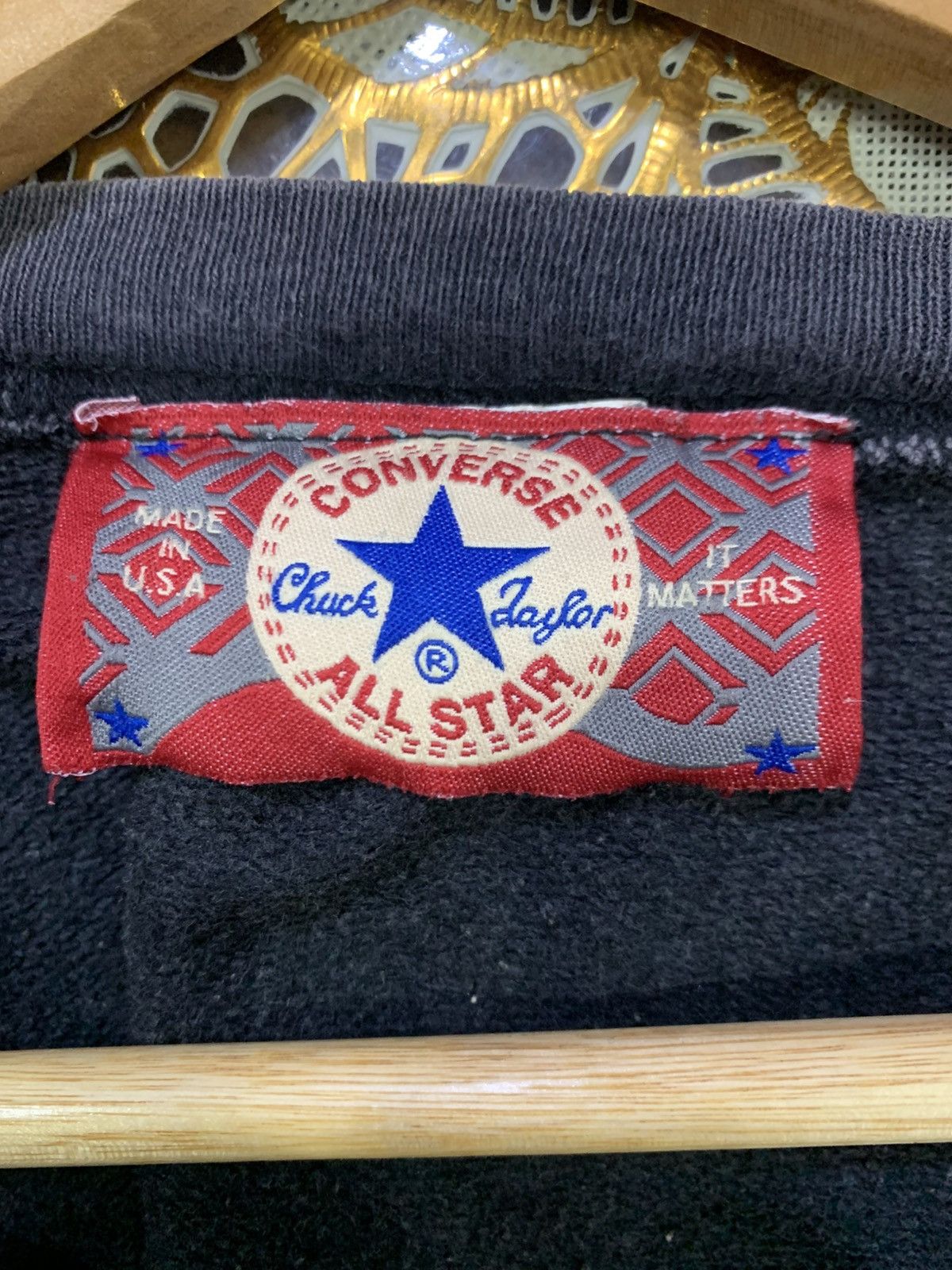 Vintage Vtg 90’s Dennis Rodman Converse Promo Crewneck Black Faded-L Size US L / EU 52-54 / 3 - 5 Thumbnail