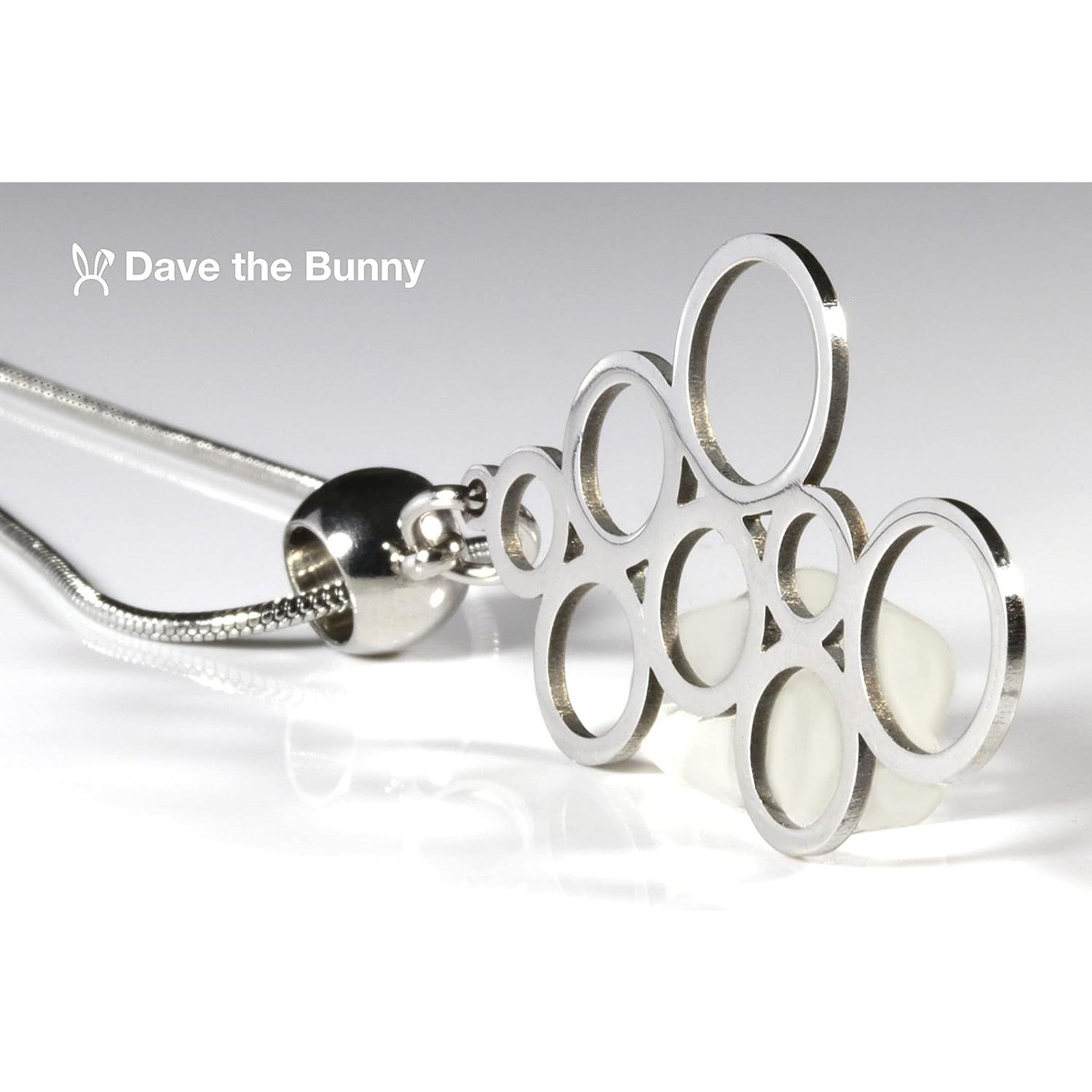 & Other Stories Circle Necklace - Trendy Silver Charm Pendant Size ONE SIZE - 6 Thumbnail
