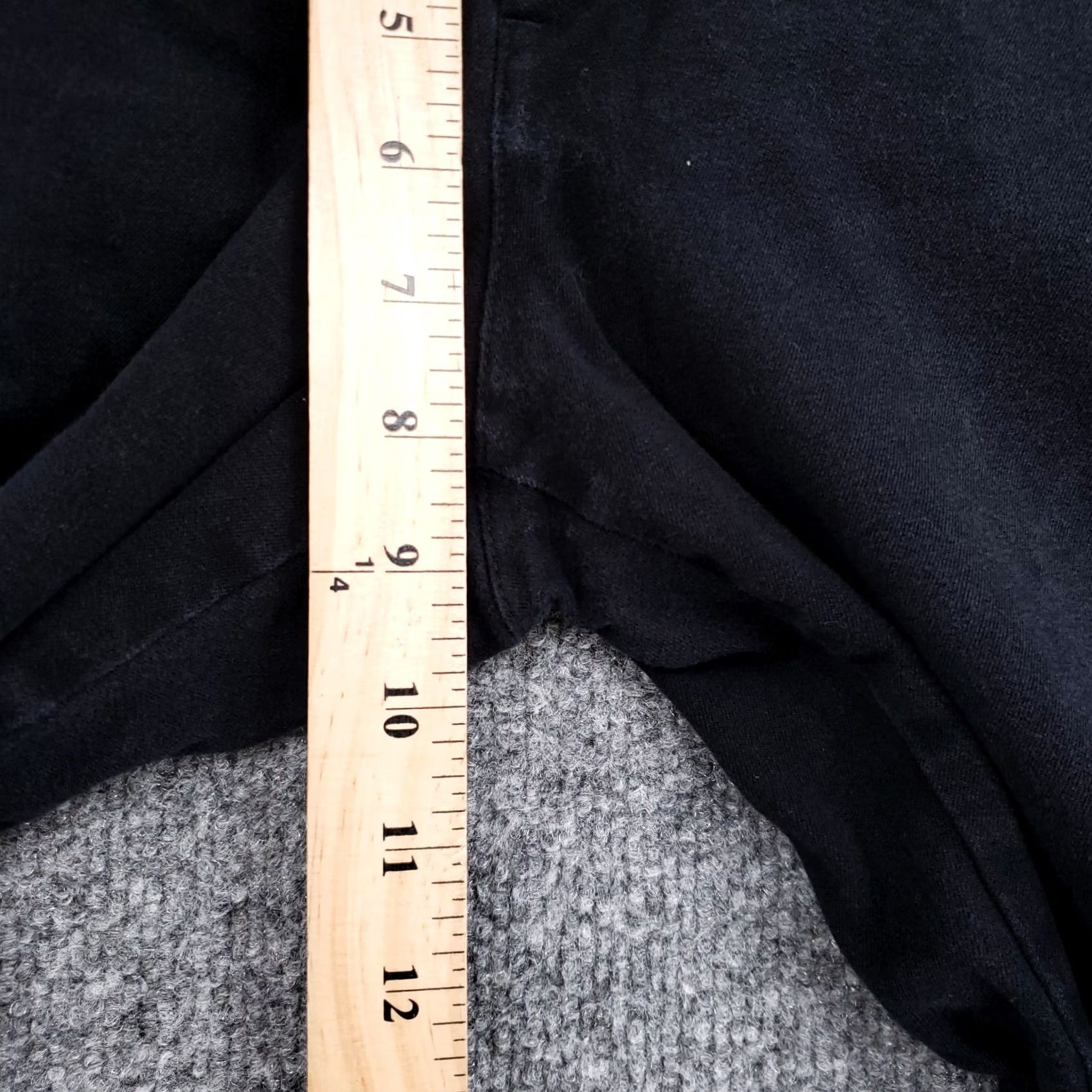 Old Navy Old Navy Pants Womens Black Pixie Straight Leg Mid Rise Flat Front Zip Size 4 Size 29" - 3 Thumbnail