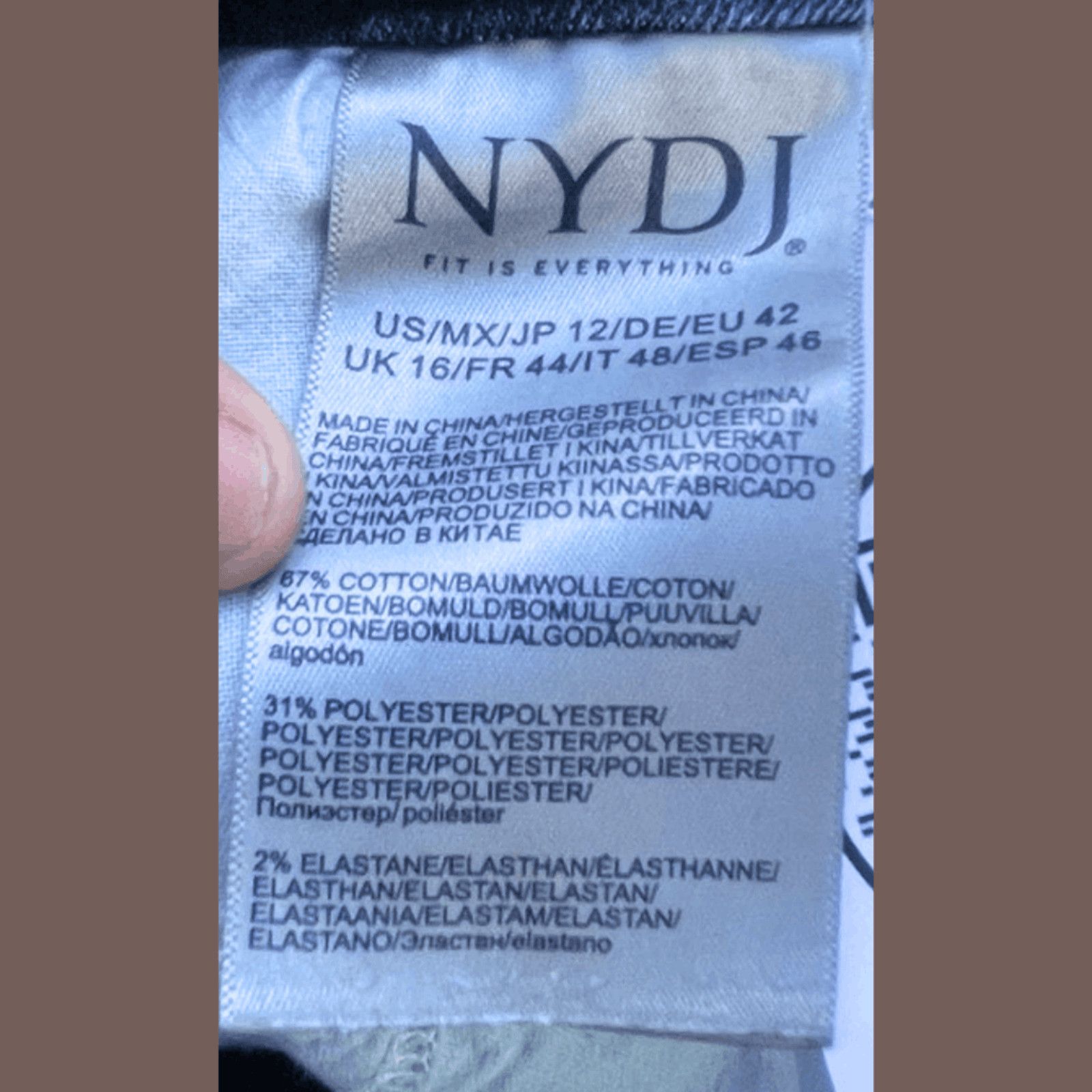 NYDJ VTG Bootcut Jeans | NYDJ Blue Mid Rise | 2010s Classic Denim Size 34" / US 12 / IT 48 - 3 Thumbnail