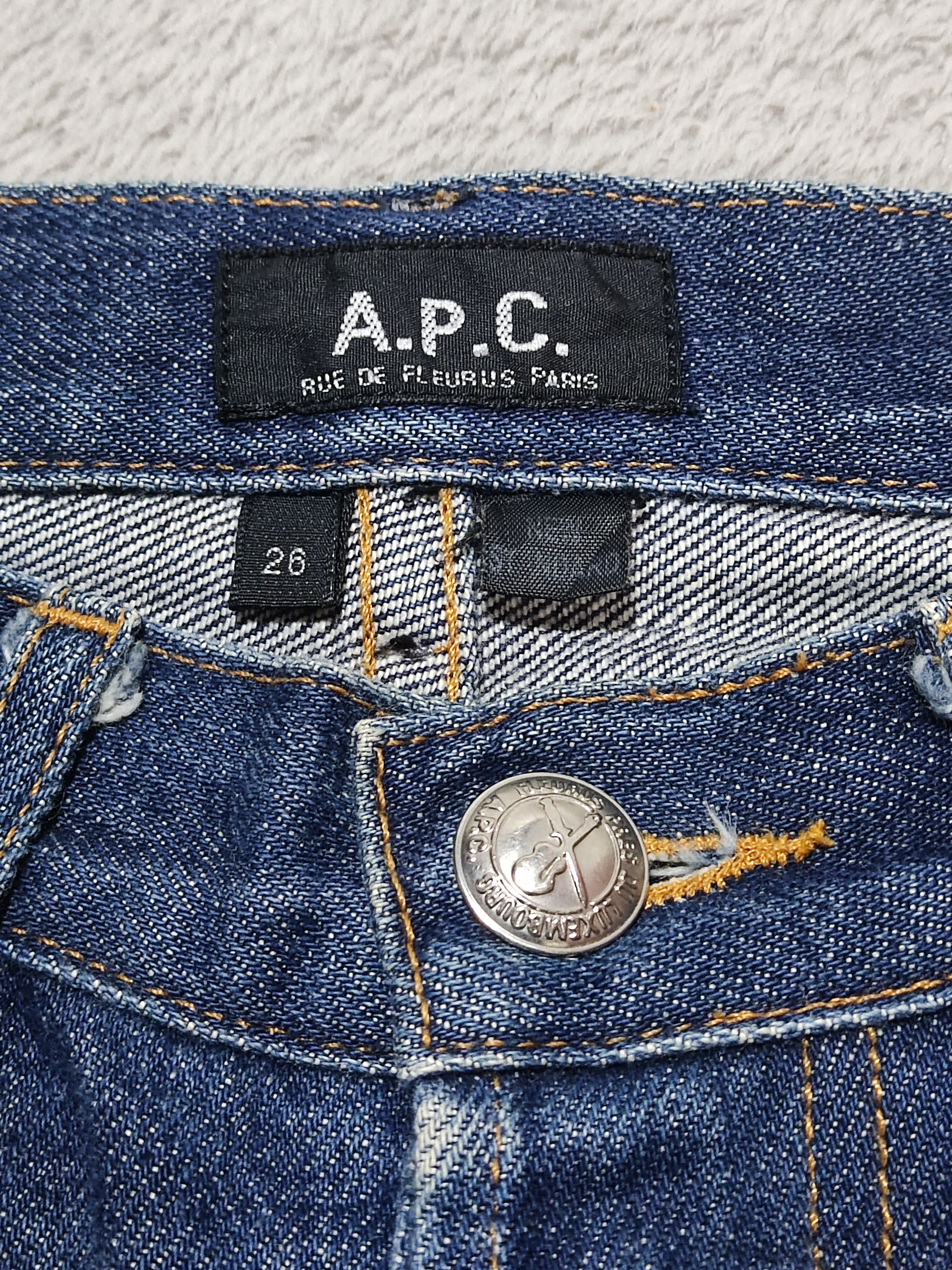 A.P.C. VINTAGE A.P.C. New Standard Selvedge Denim Natural Fades Size US 27 - 7 Thumbnail