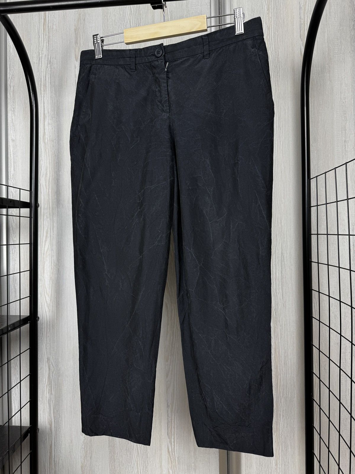 Miu Miu Miu Miu navy blue faded chino made in Italy pants size 42 Size 28" / US 6 / IT 42 - 4 Thumbnail