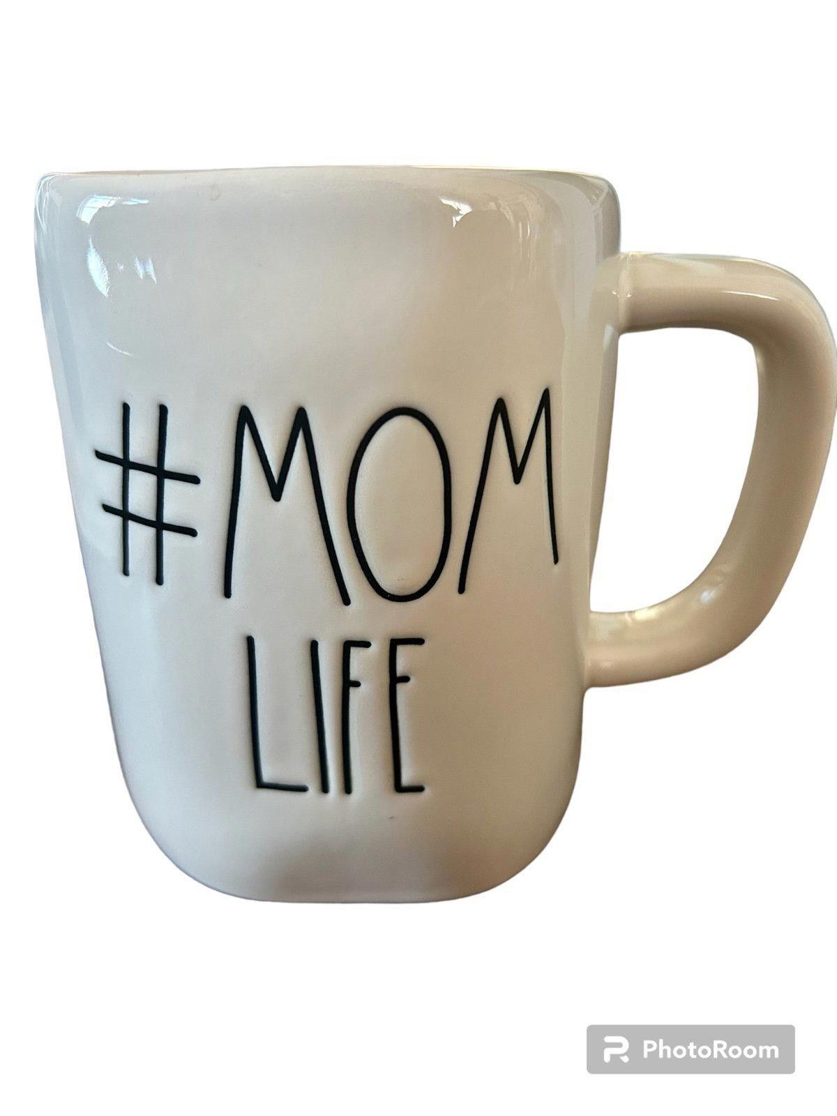 Designer #MOM Life Coffee Mug - Perfect Gift for Moms - Rae Dunn Size ONE SIZE - 1 Thumbnail
