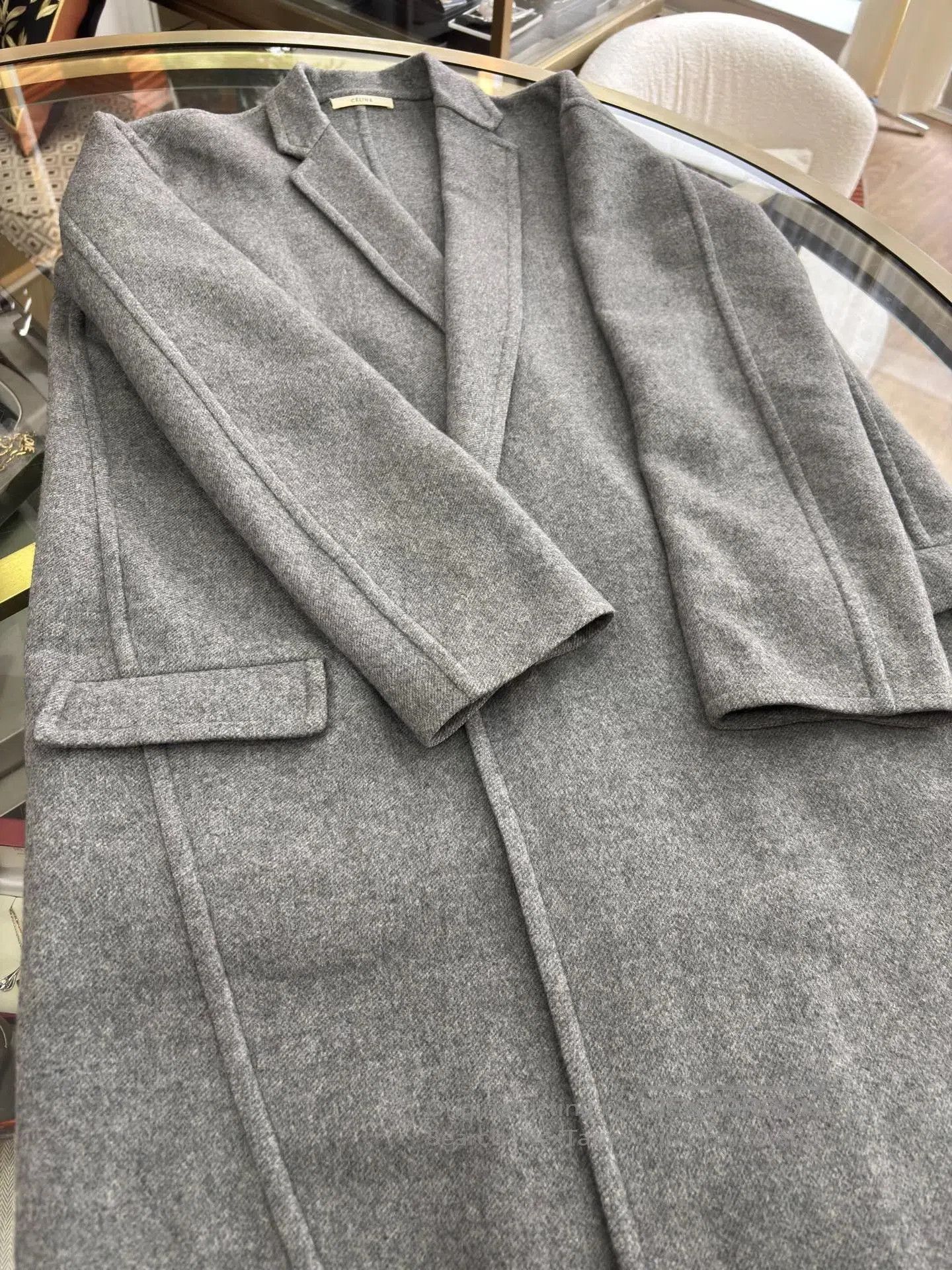 Celine Celine Phoebe Era Cashmere Coat. Size XS / US 0-2 / IT 36-38 - 5 Thumbnail