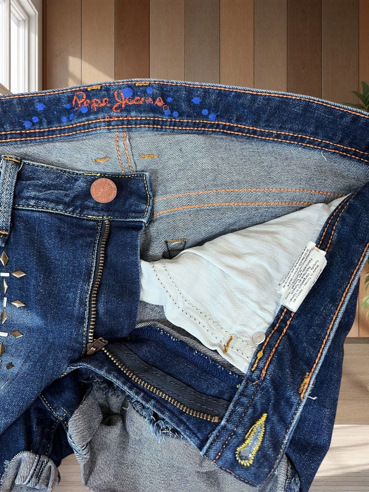 Pepe Jeans Pepe Jeans Moonshine denim shorts size L/XL Size 32" / US 10 / IT 46 - 4 Thumbnail