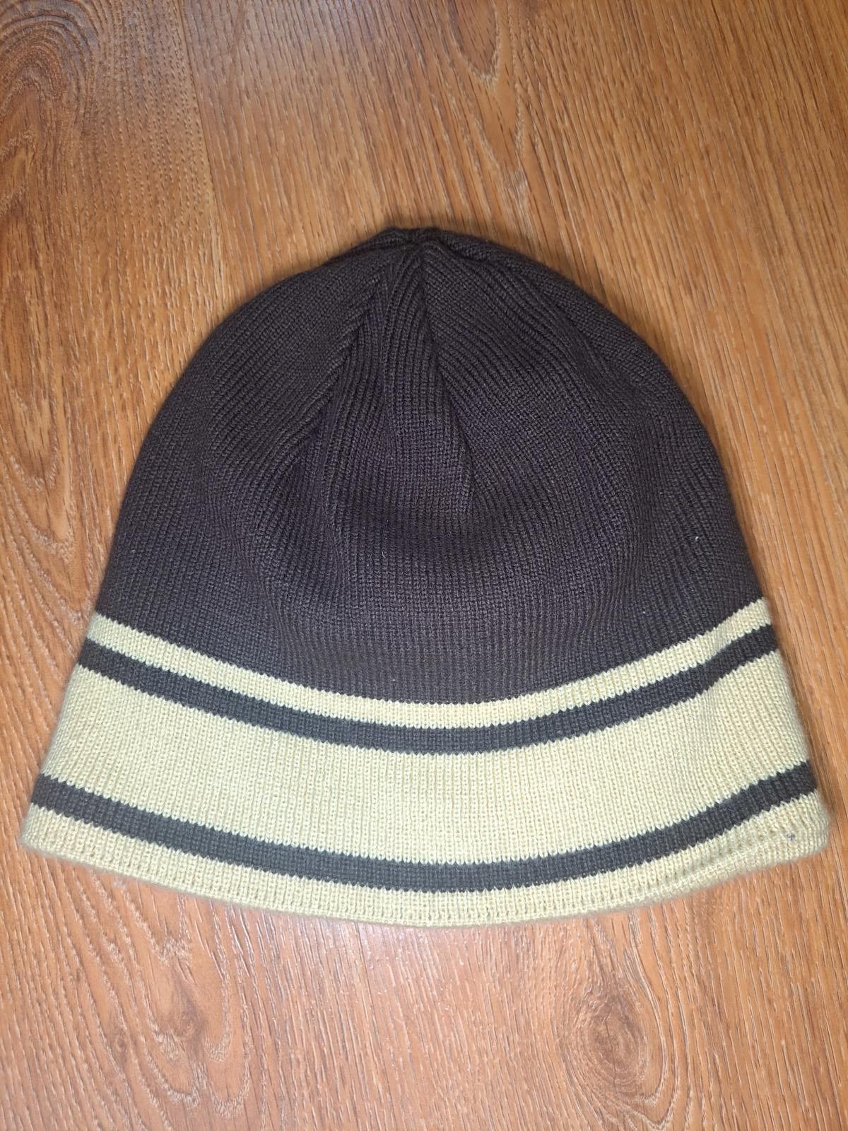 Nike Nike Beanie Brown Beige Striped Hat Size ONE SIZE - 4 Thumbnail