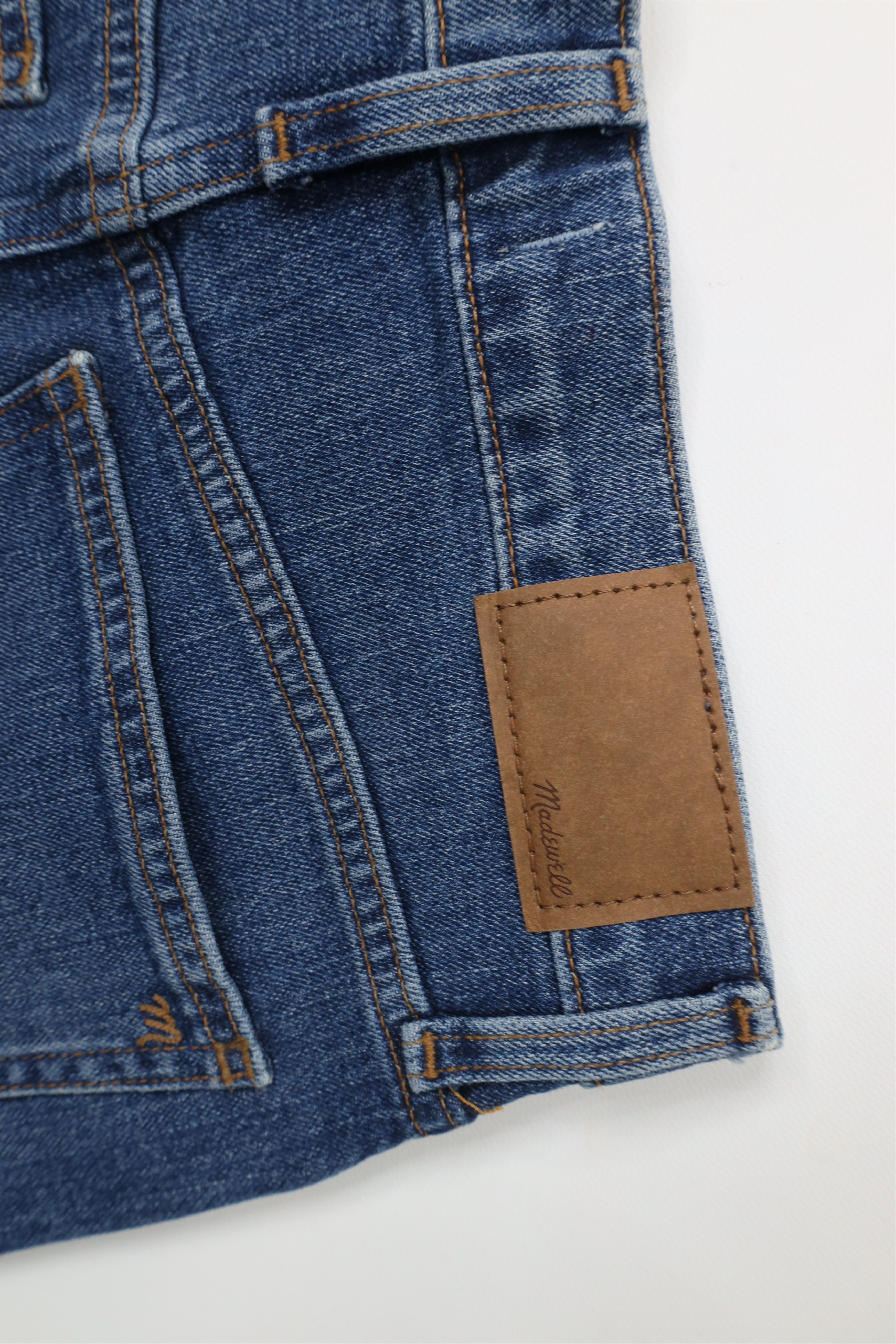Madewell × Vintage Madewell Tapered Leg Denim Trousers Jeans Blue Stretch Size 27" / US 4 / IT 40 - 12 Thumbnail