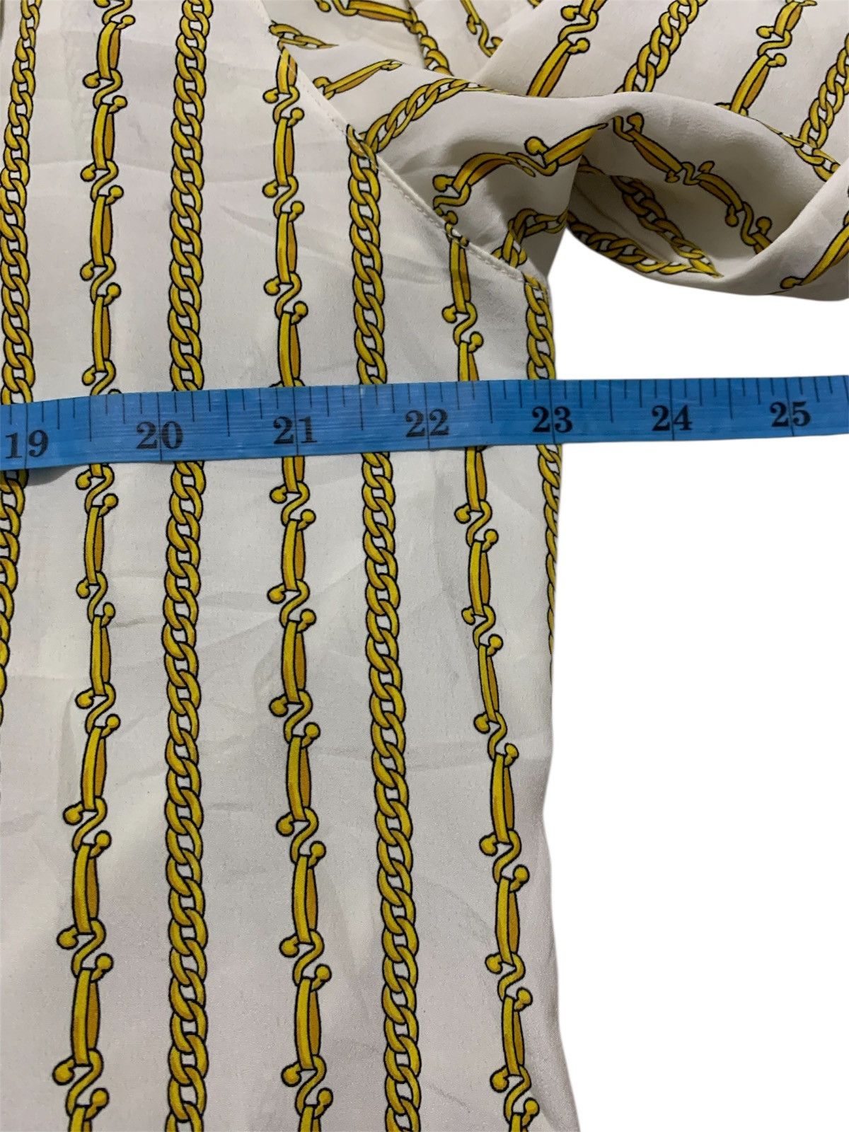 Celine CELINE gold chain stripes Size M / US 6-8 / IT 42-44 - 4 Thumbnail