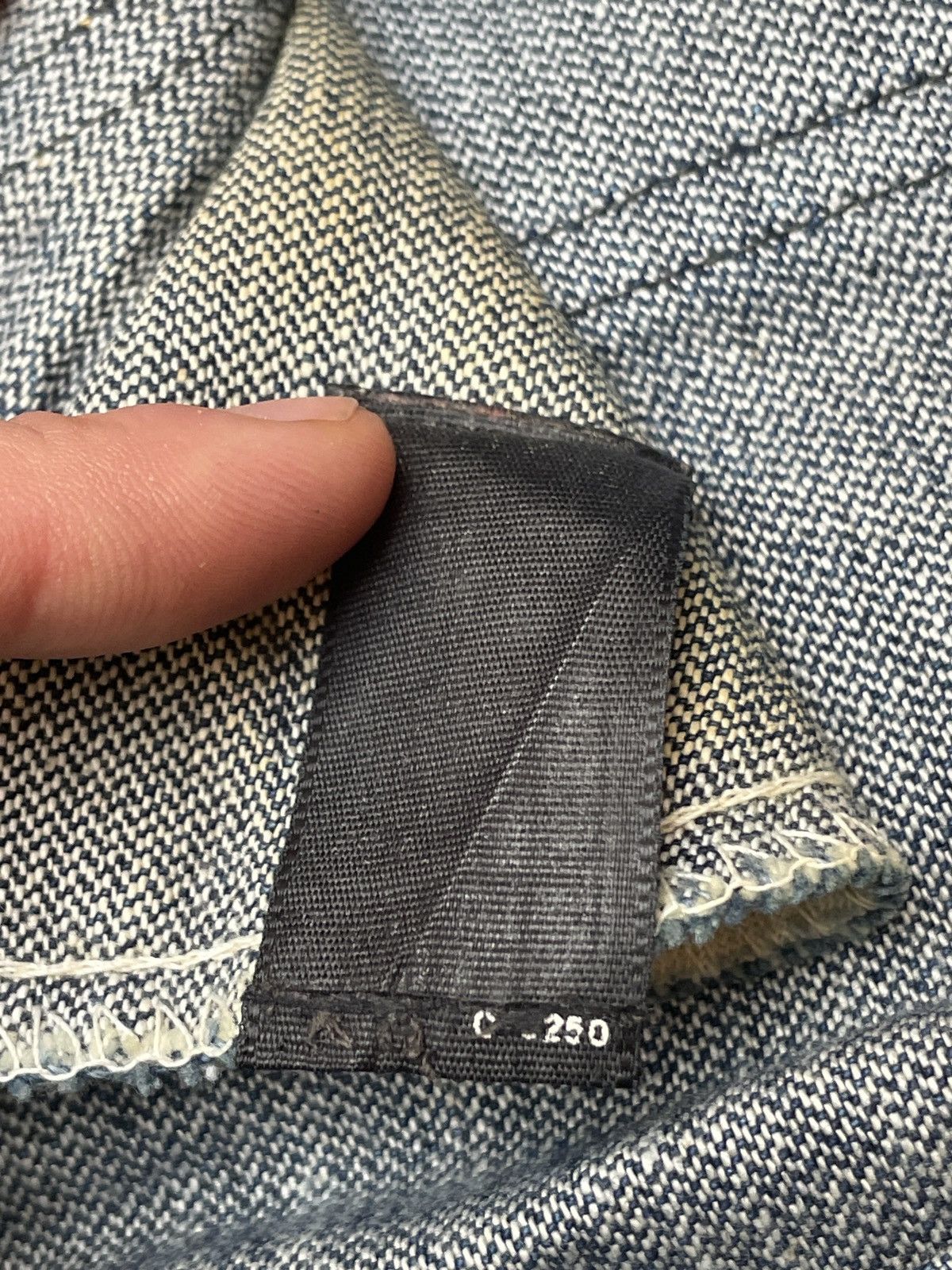 Dickies Vintage Dickies Denim Talon Zip Whiskers Fade W32 Size US 32 / EU 48 - 16 Thumbnail