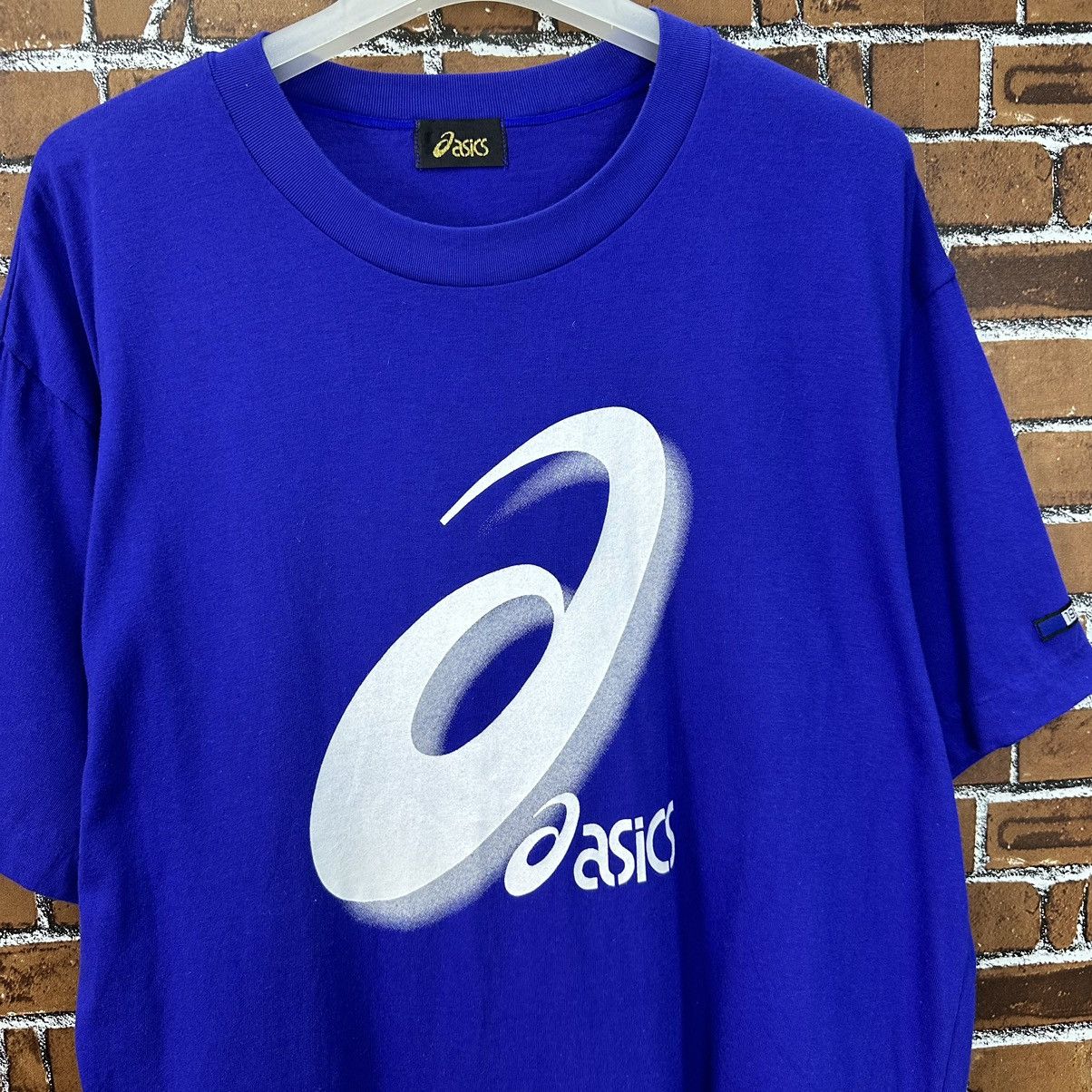 Asics 80s Asics Big Logo Single Stitch Vintage Tshirt A858 Size US L / EU 52-54 / 3 - 2 Thumbnail