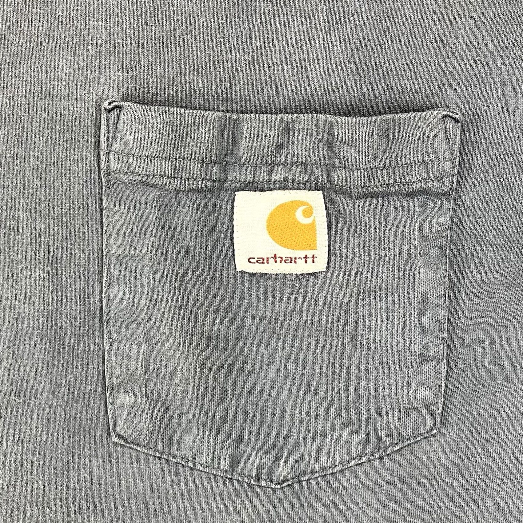 Carhartt VINTAGE Carhartt Shirt Adult Large TALL Moonstone Crew Neck Heavy Cotton 2016 Mens Size US L / EU 52-54 / 3 - 4 Thumbnail