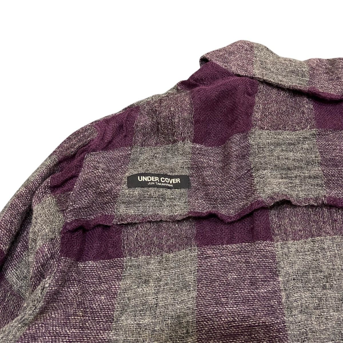 Jun Takahashi Archival Undercover 1995AW Block Check Gauze Blouson Size US L / EU 52-54 / 3 - 7 Thumbnail