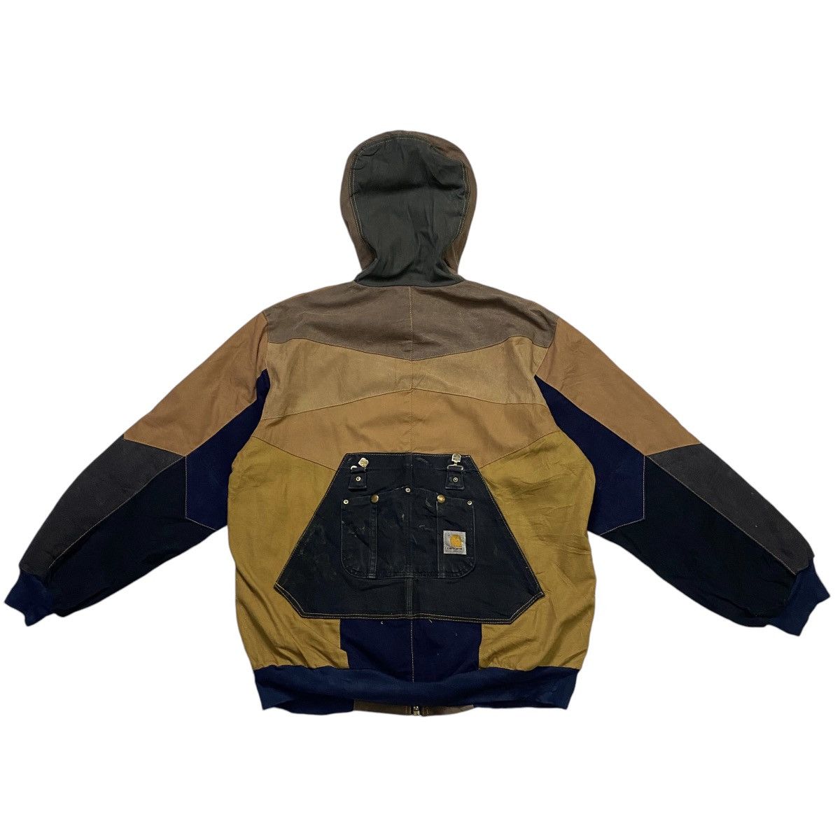 Carhartt Vintage reworked Carhartt active Jacket patchwork Size US L / EU 52-54 / 3 - 6 Thumbnail