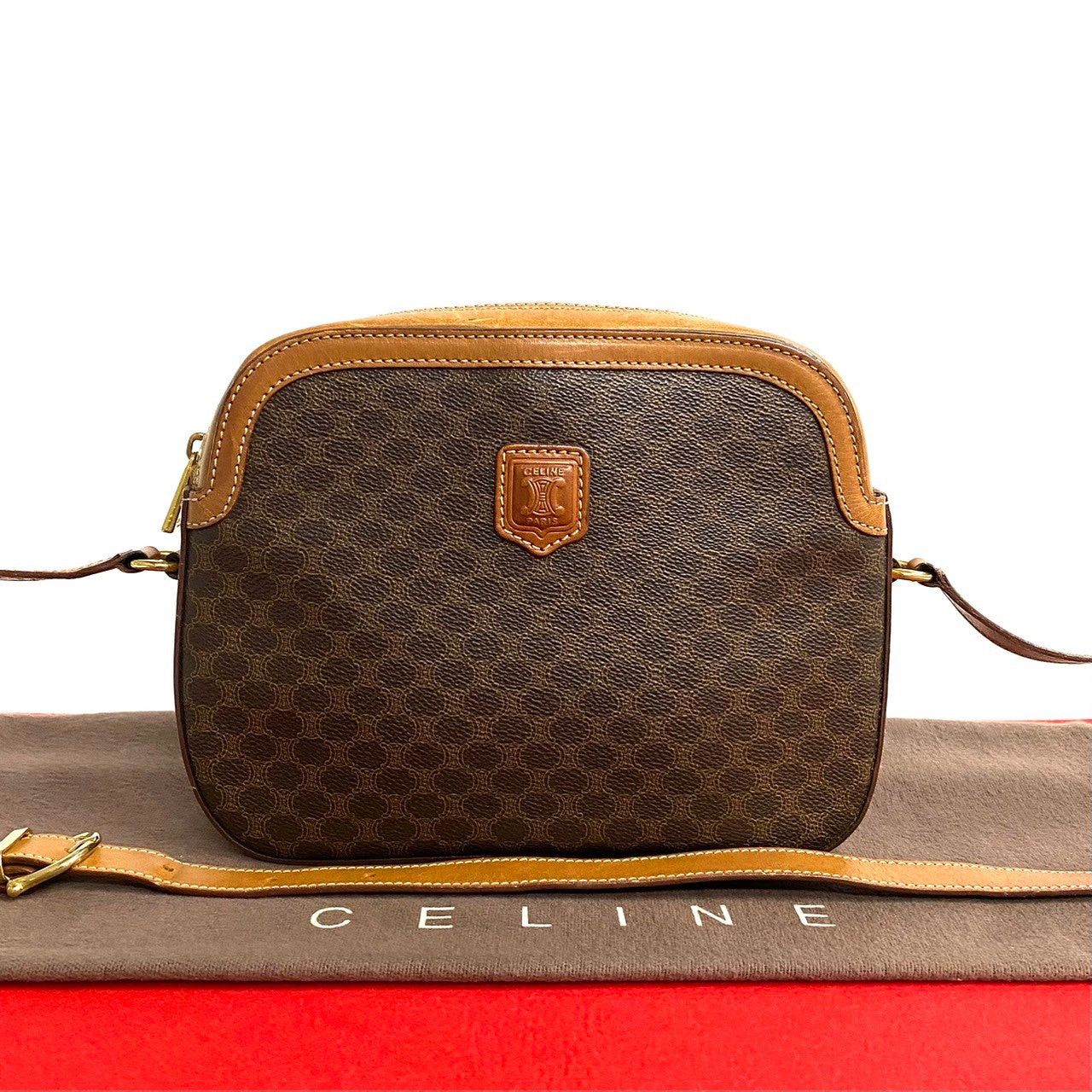 Celine Celine Shoulder Bag Brown Leather Size ONE SIZE - 1 Thumbnail