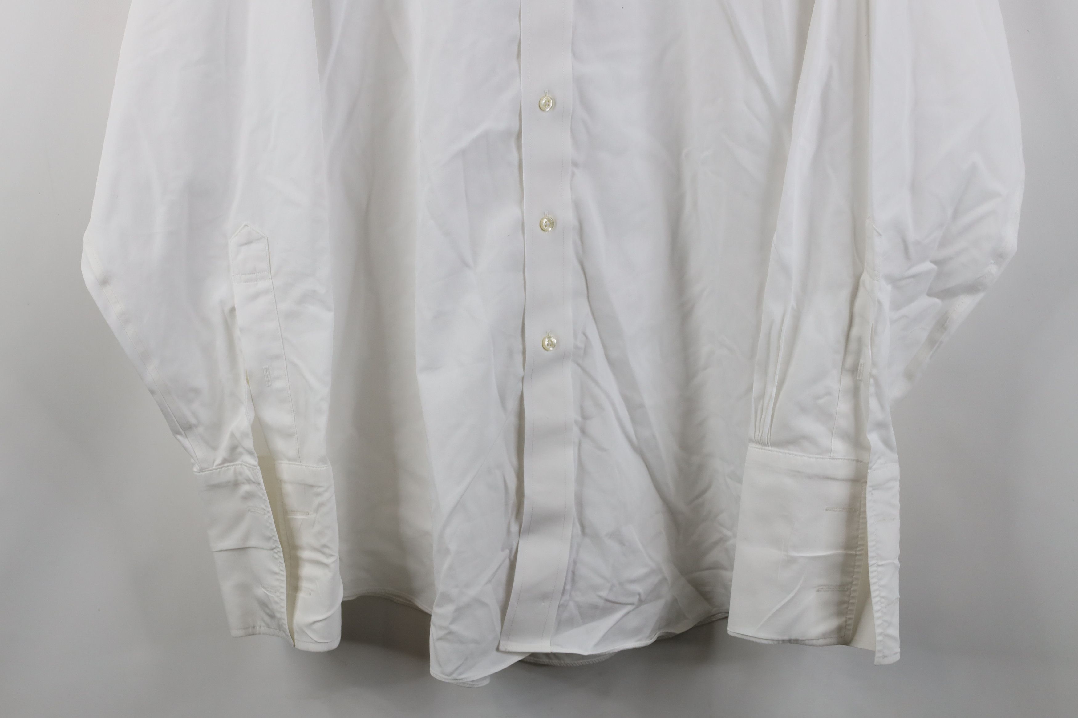 Brooks Brothers Vintage 90s Brooks Brothers Cuff Collared Dress Shirt White Size US M / EU 48-50 / 2 - 3 Thumbnail
