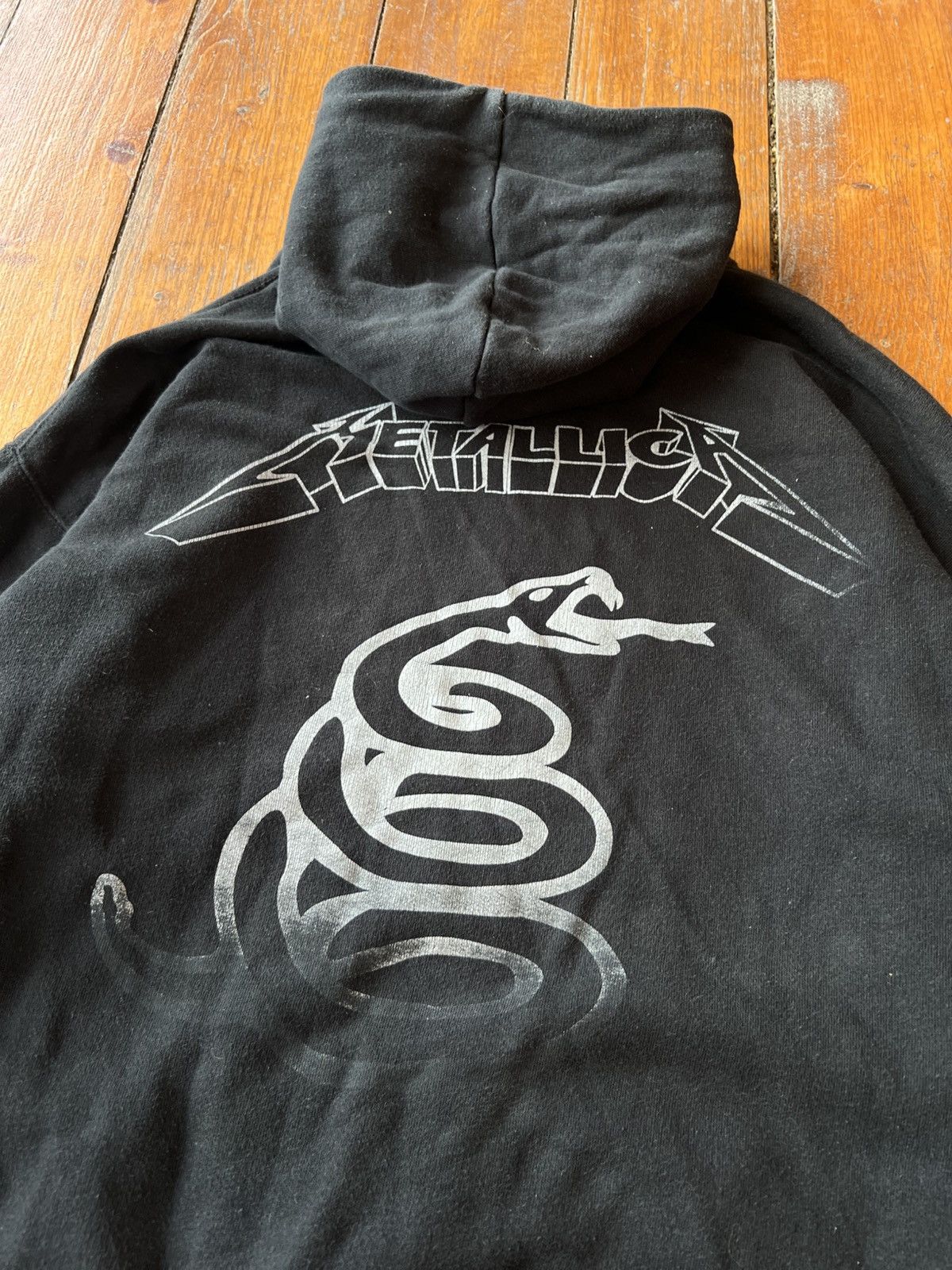 Band Tees VINTAGE METALLICA SNANE RING GRAPHIC BOXY HOODIE METAL ROCK Size US L / EU 52-54 / 3 - 13 Thumbnail