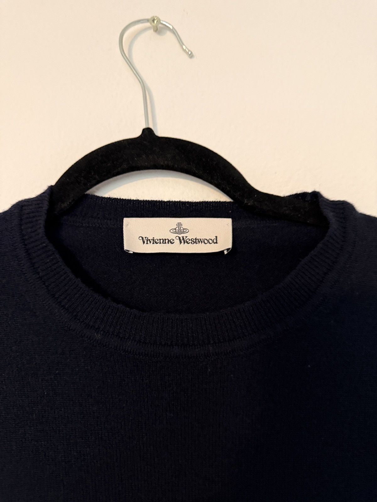 Vivienne Westwood IYKYK Low Key Wool/Cashmere Crewneck Sweater Size US L / EU 52-54 / 3 - 2 Thumbnail