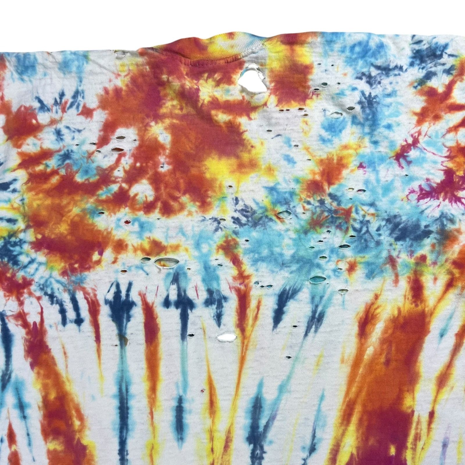 Band Tees × Grateful Dead × Vintage 1980s Grateful Dead Space Your Face tie dye faded band tee Size US XL / EU 56 / 4 - 8 Thumbnail